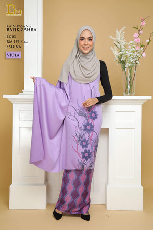BATIK ZAHRA LZ 03 SALUNA VIOLA