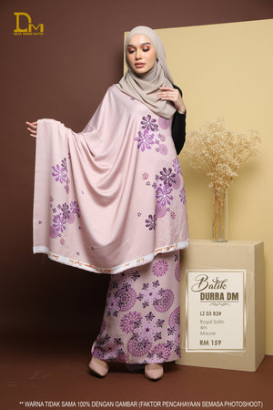 BATIK DURRA LZ 03 ROYAL SATIN MAUVE