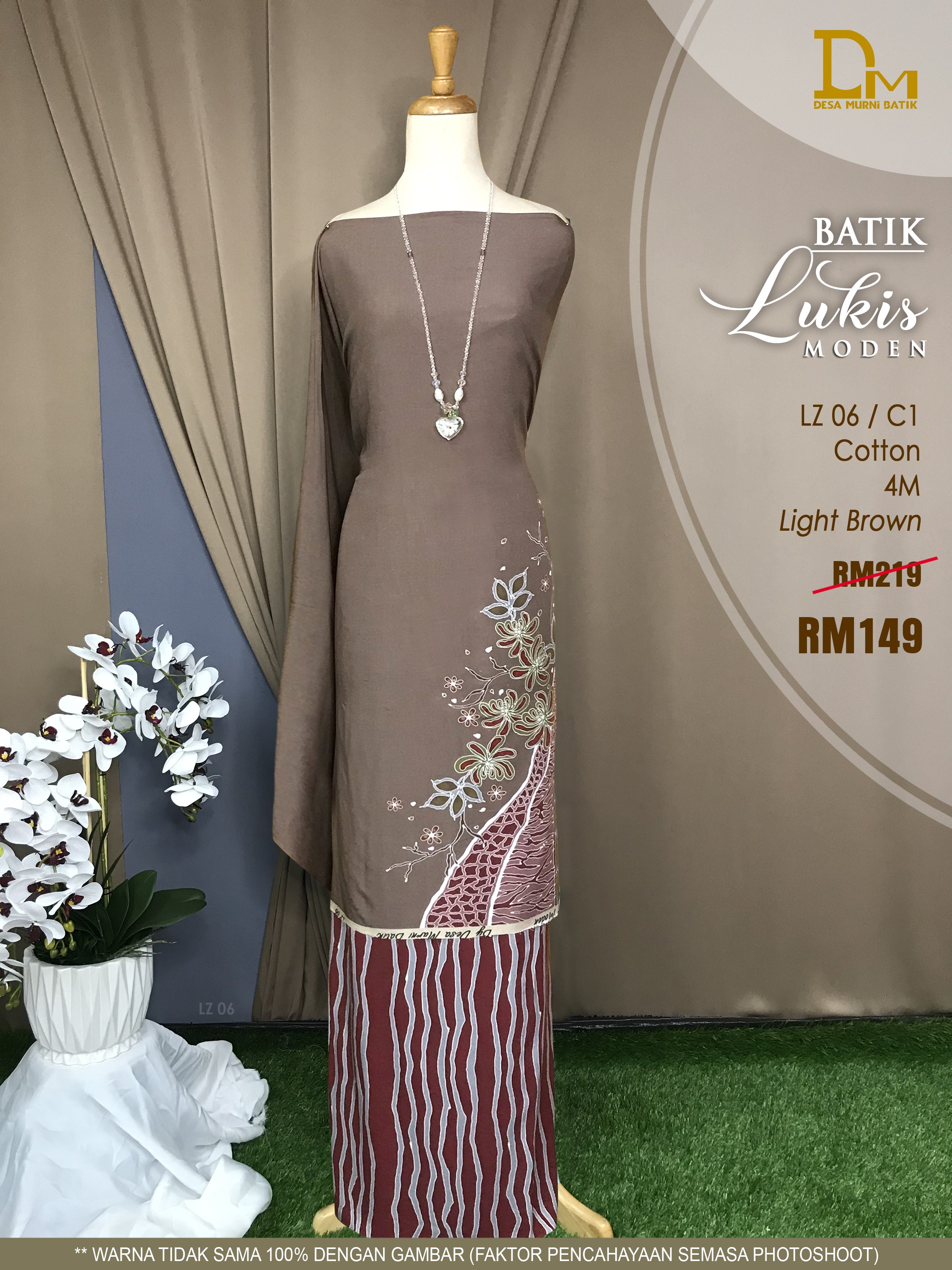 BATIK LUKIS MODEN COTTON LZ 06