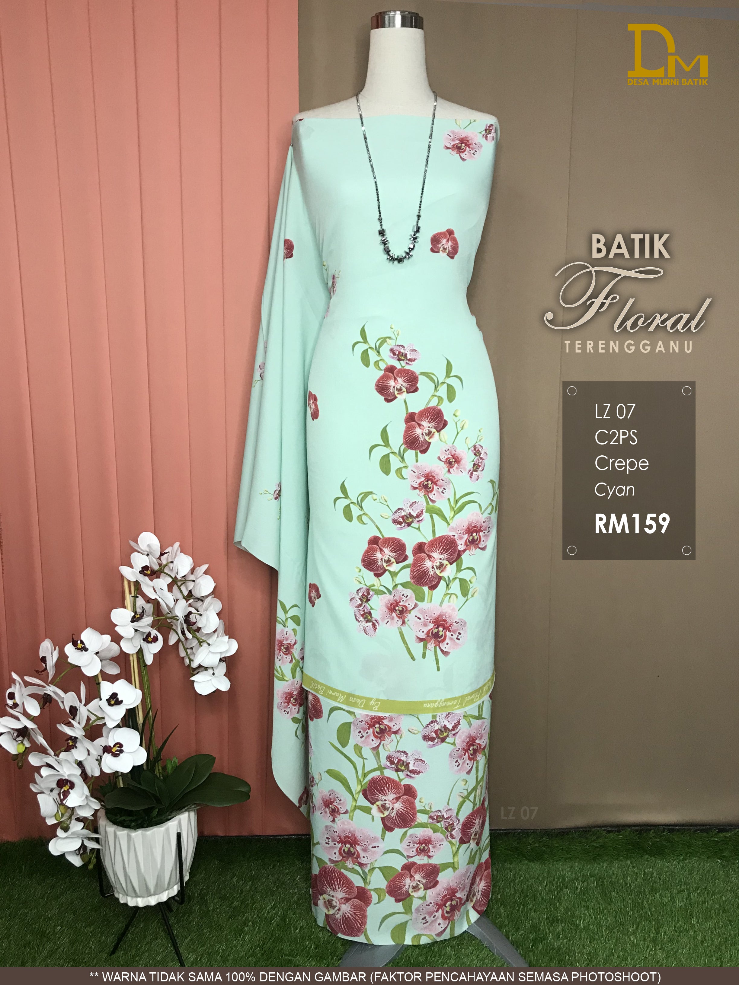BATIK FLORAL TERENGGANU CREPE LZ 07