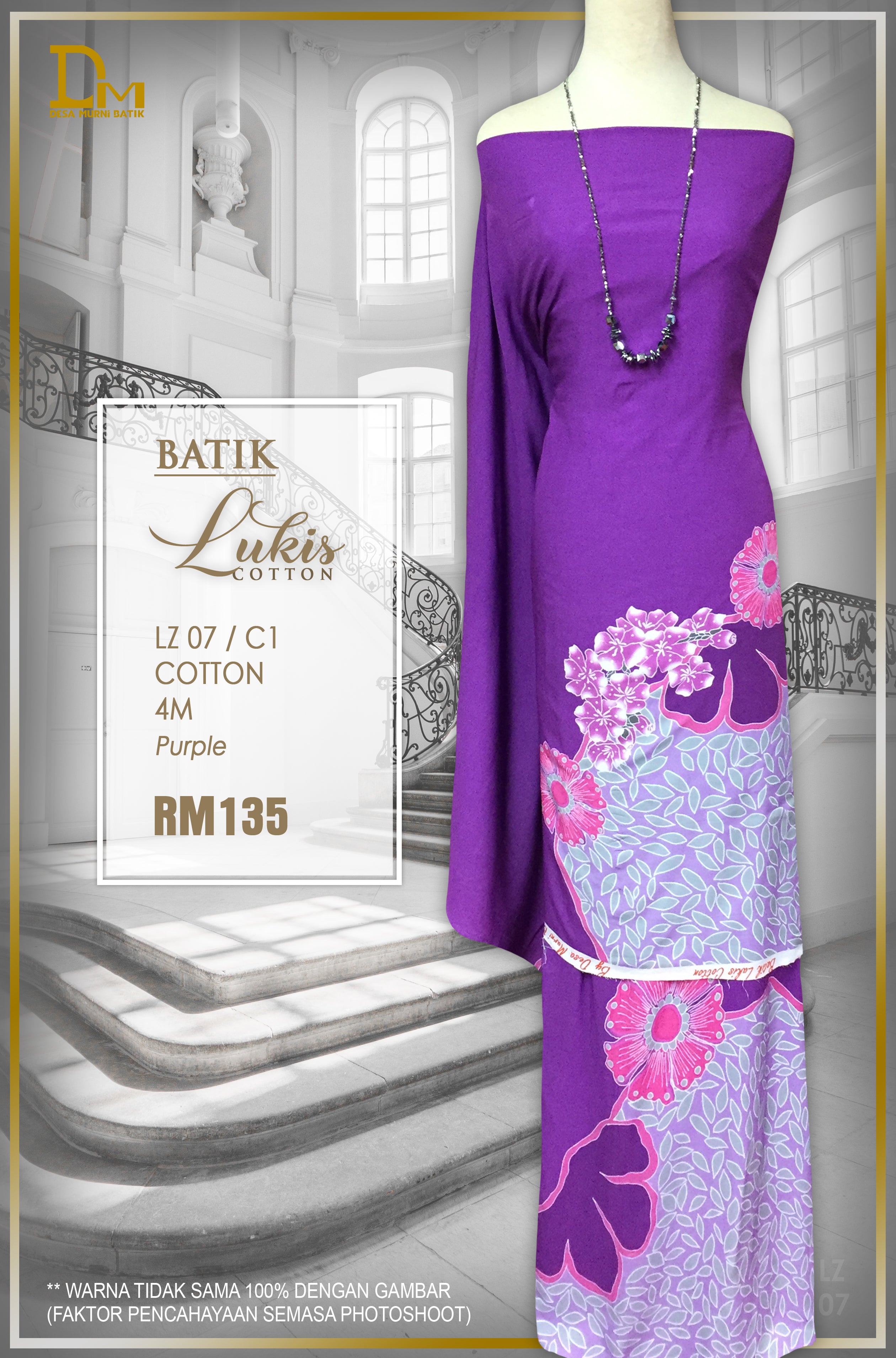 BATIK LUKIS TERENGGANU COTTON LZ 07