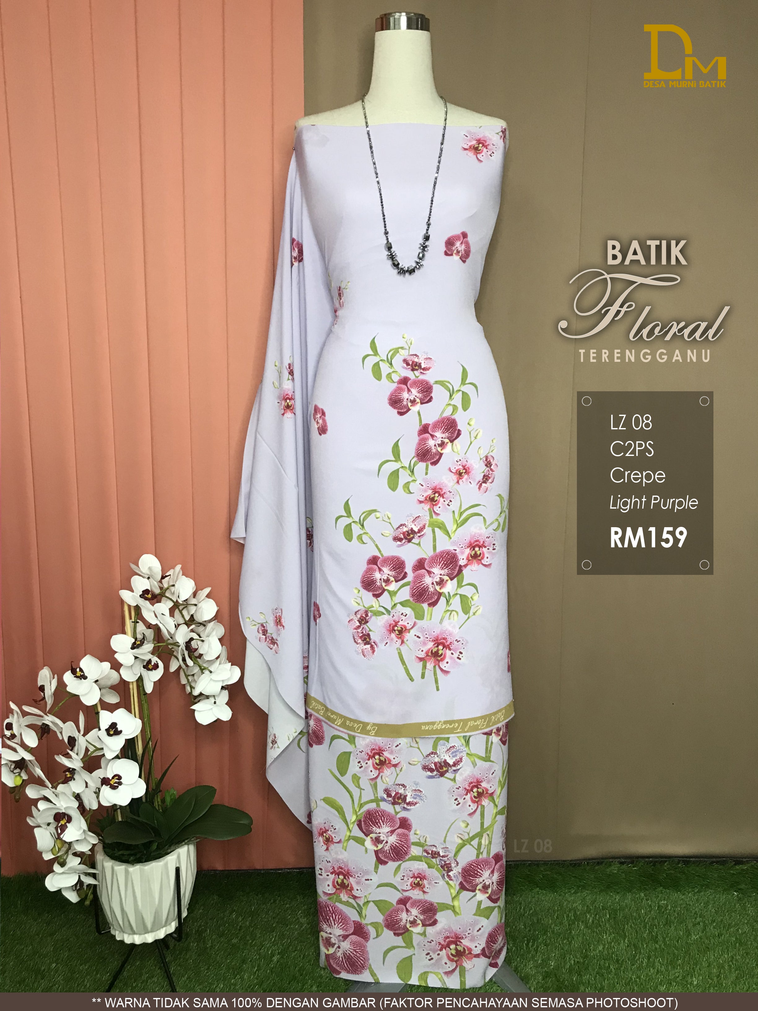 BATIK FLORAL TERENGGANU CREPE LZ 08