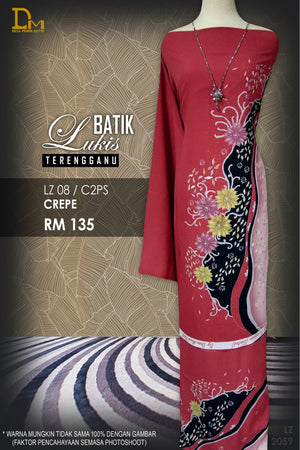 BATIK LUKIS TERENGGANU CREPE LZ 08