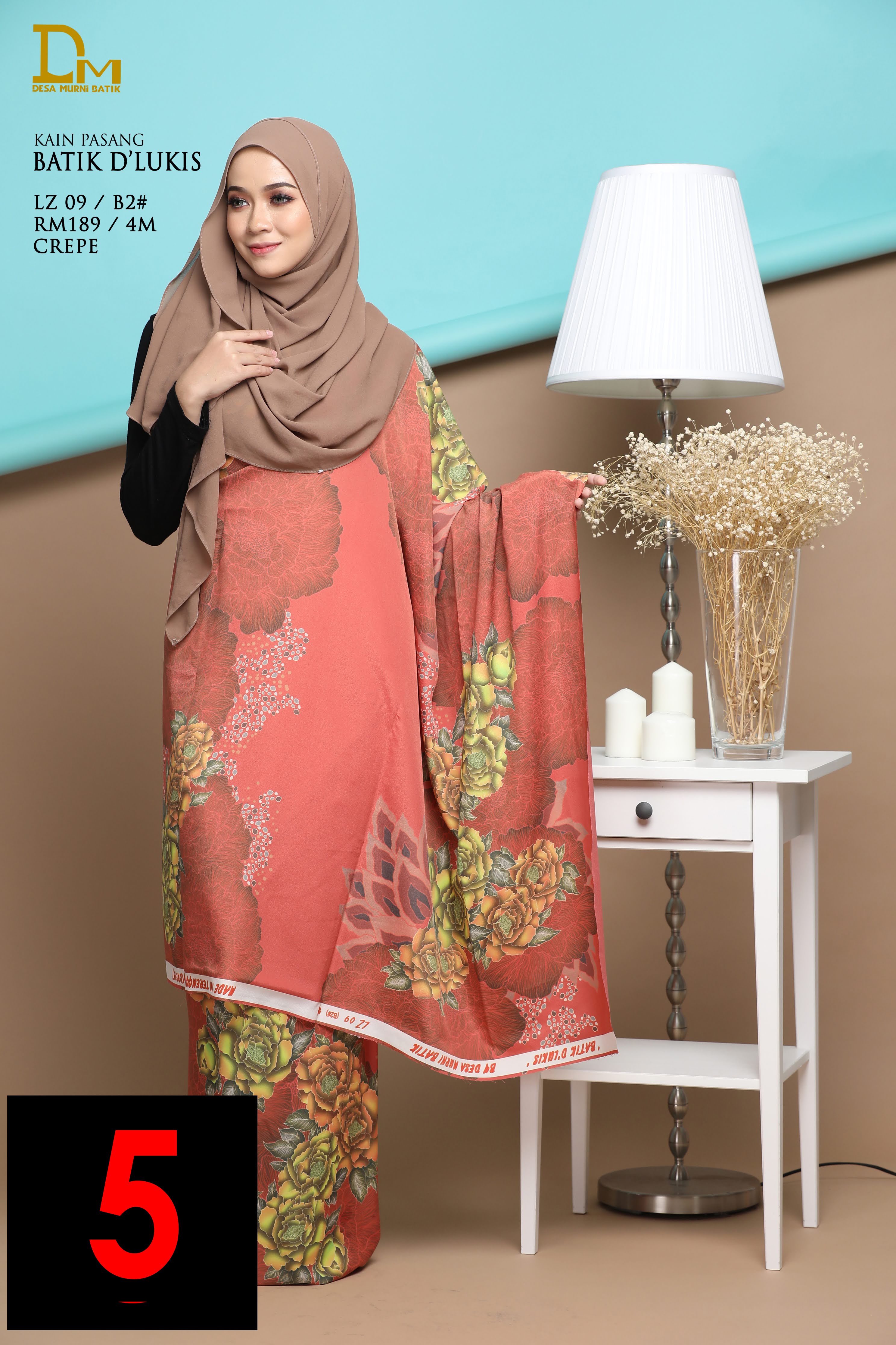 BATIK D' LUKIS LZ 09 CREPE