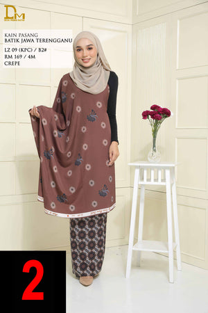 BATIK JAWA TERENGGANU LZ 09 CREPE