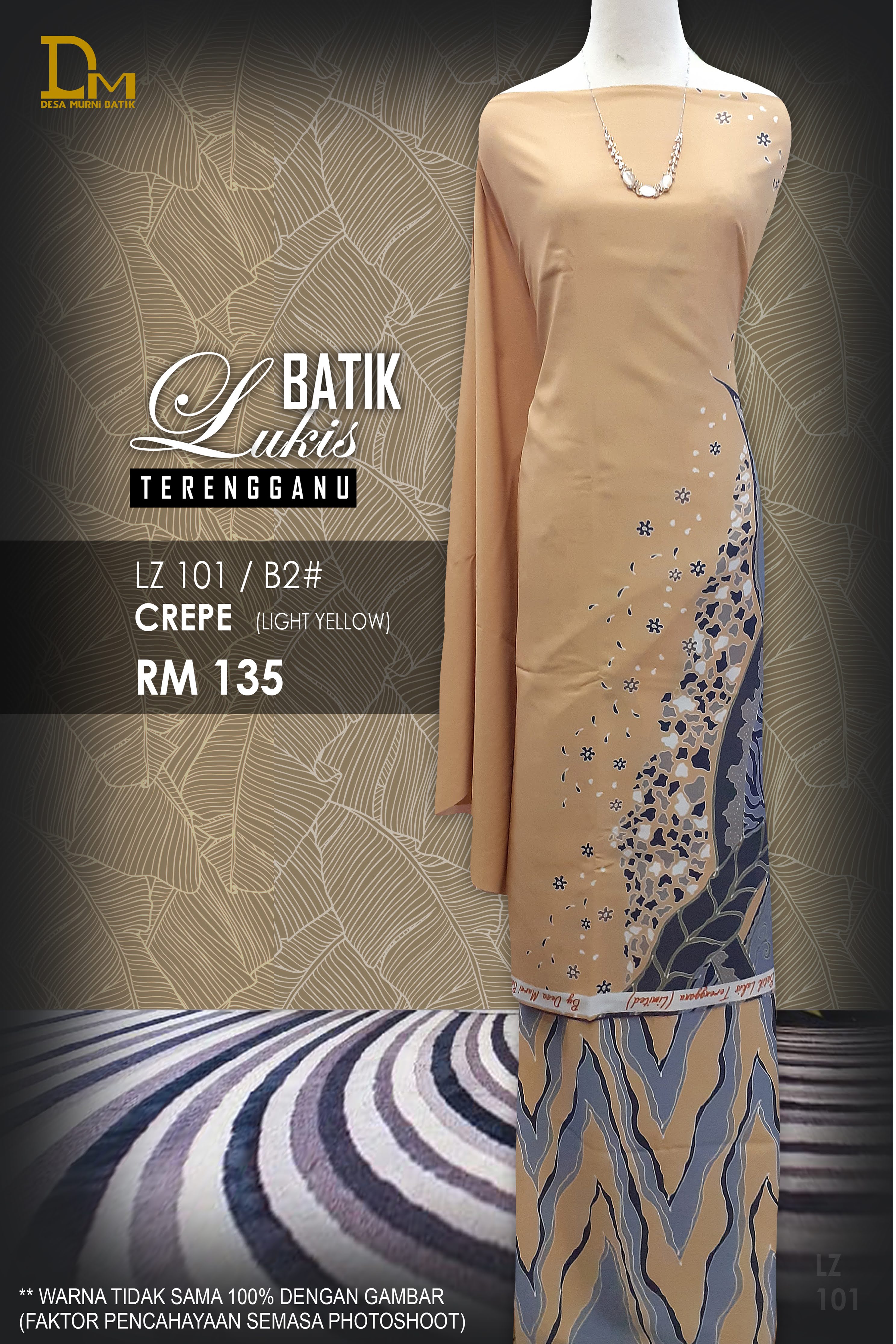 BATIK LUKIS TERENGGANU CREPE LZ 101