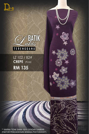 BATIK LUKIS TERENGGANU CREPE LZ 102