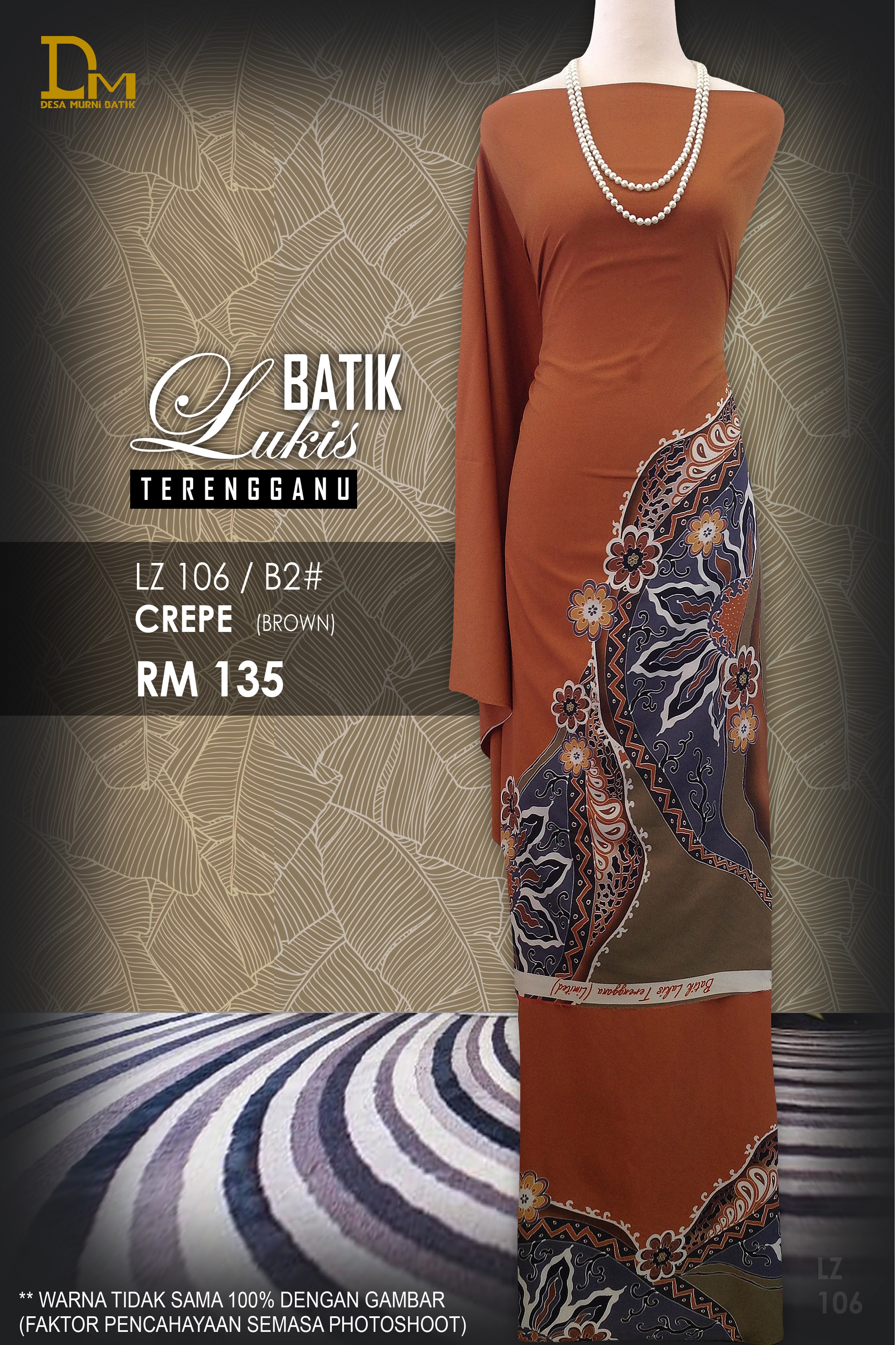 BATIK LUKIS TERENGGANU CREPE LZ 106