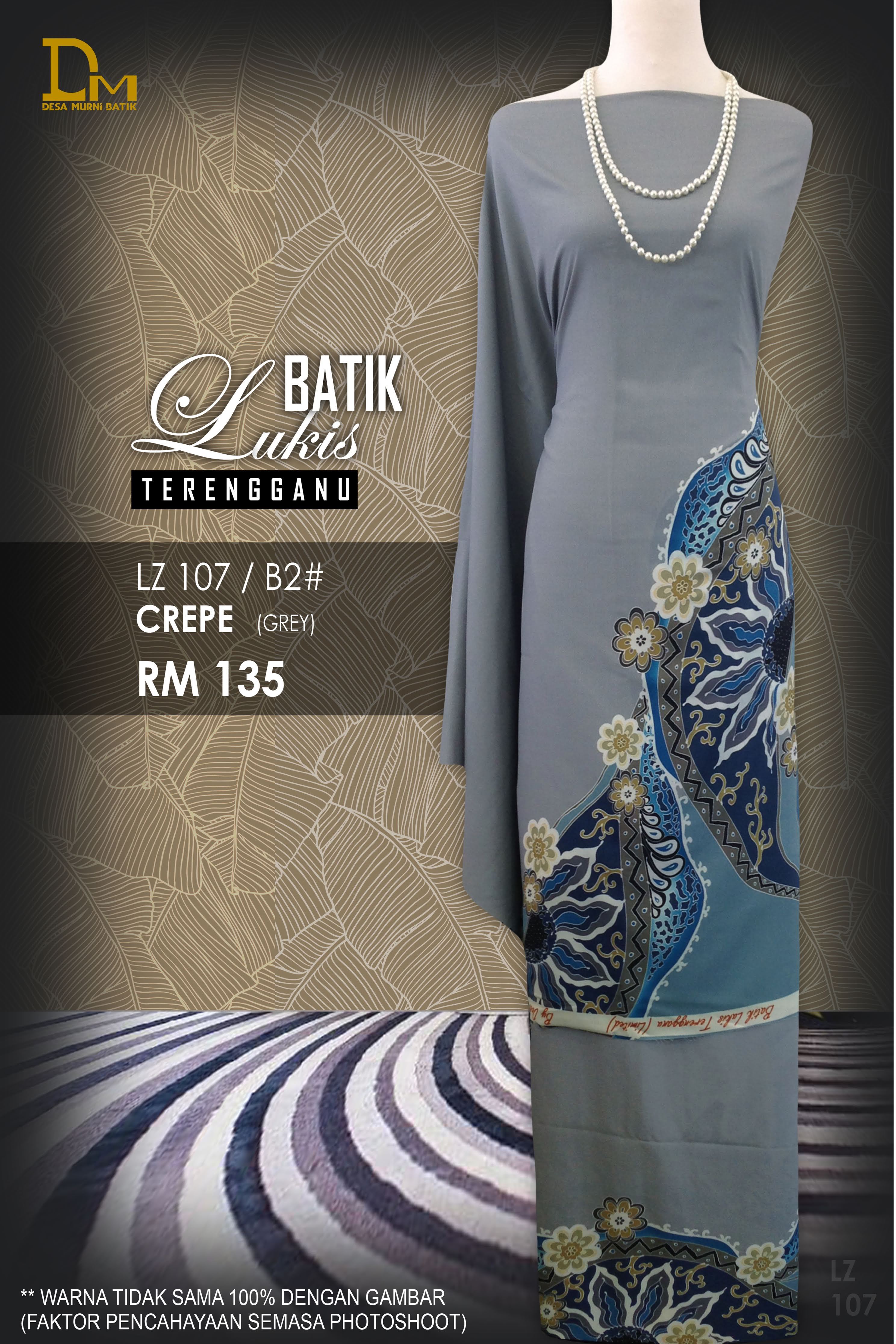 BATIK LUKIS TERENGGANU CREPE LZ 107
