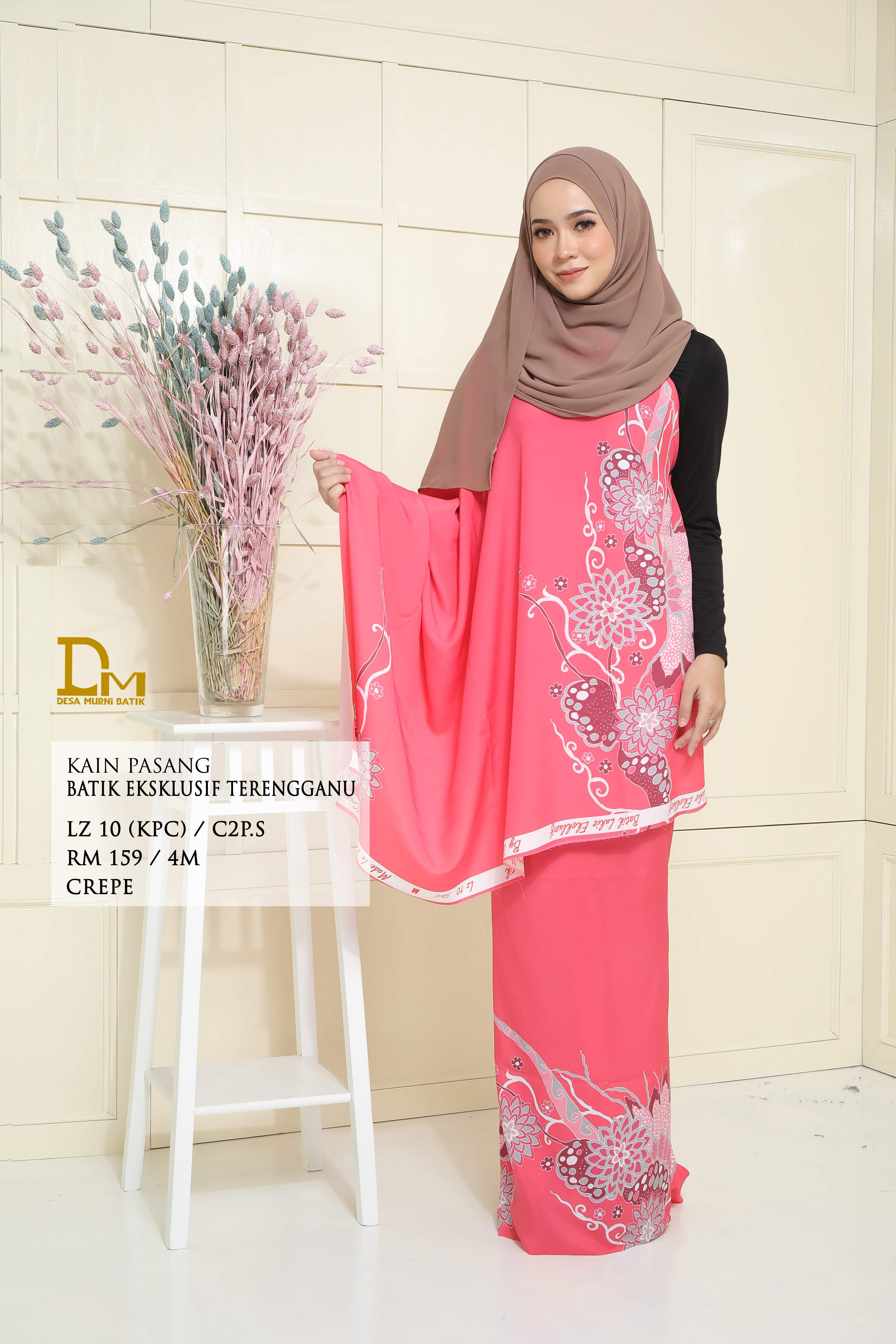 BATIK EKSKLUSIF TERENGGANU CREPE LZ 10 KPC