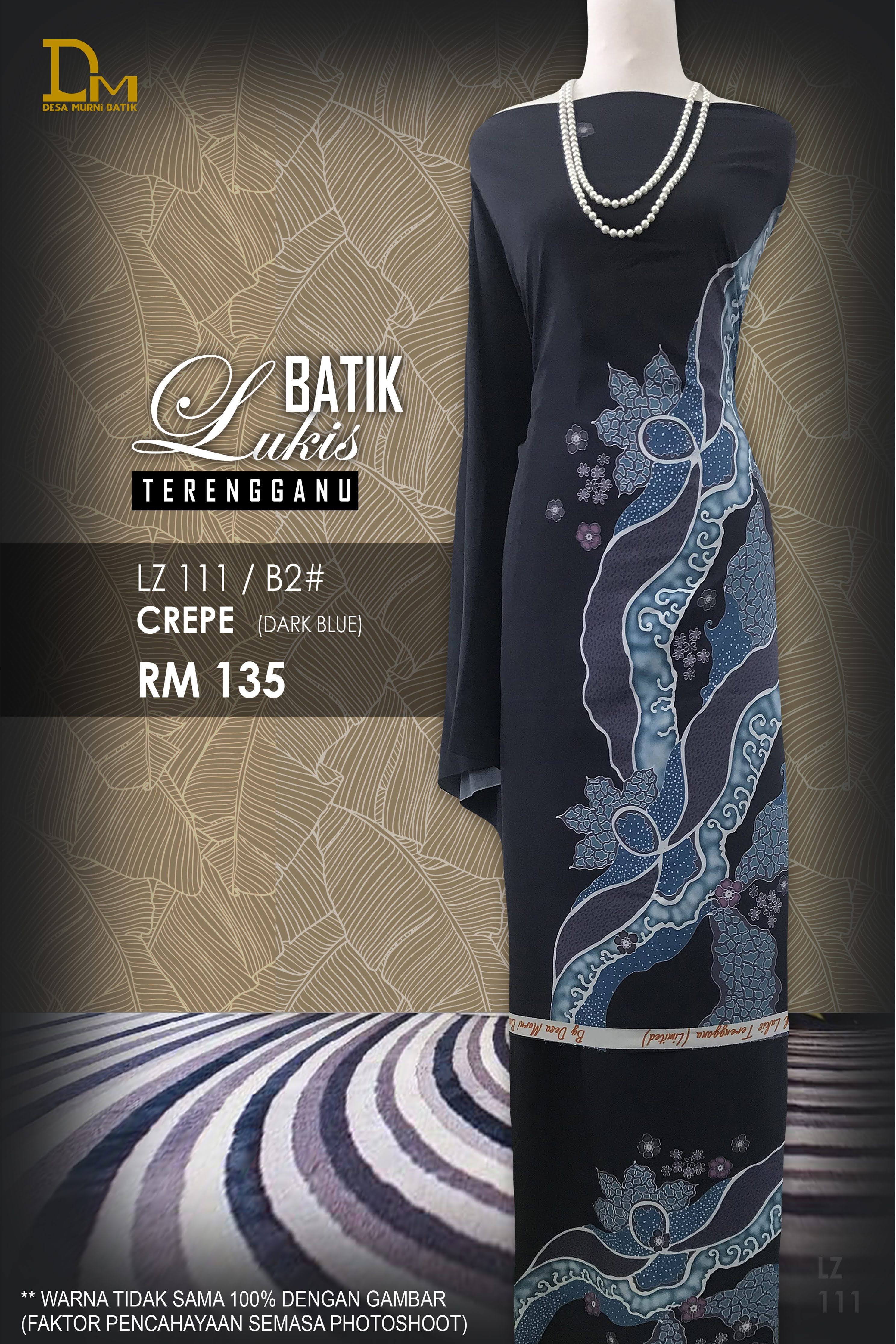 BATIK LUKIS TERENGGANU CREPE LZ 111