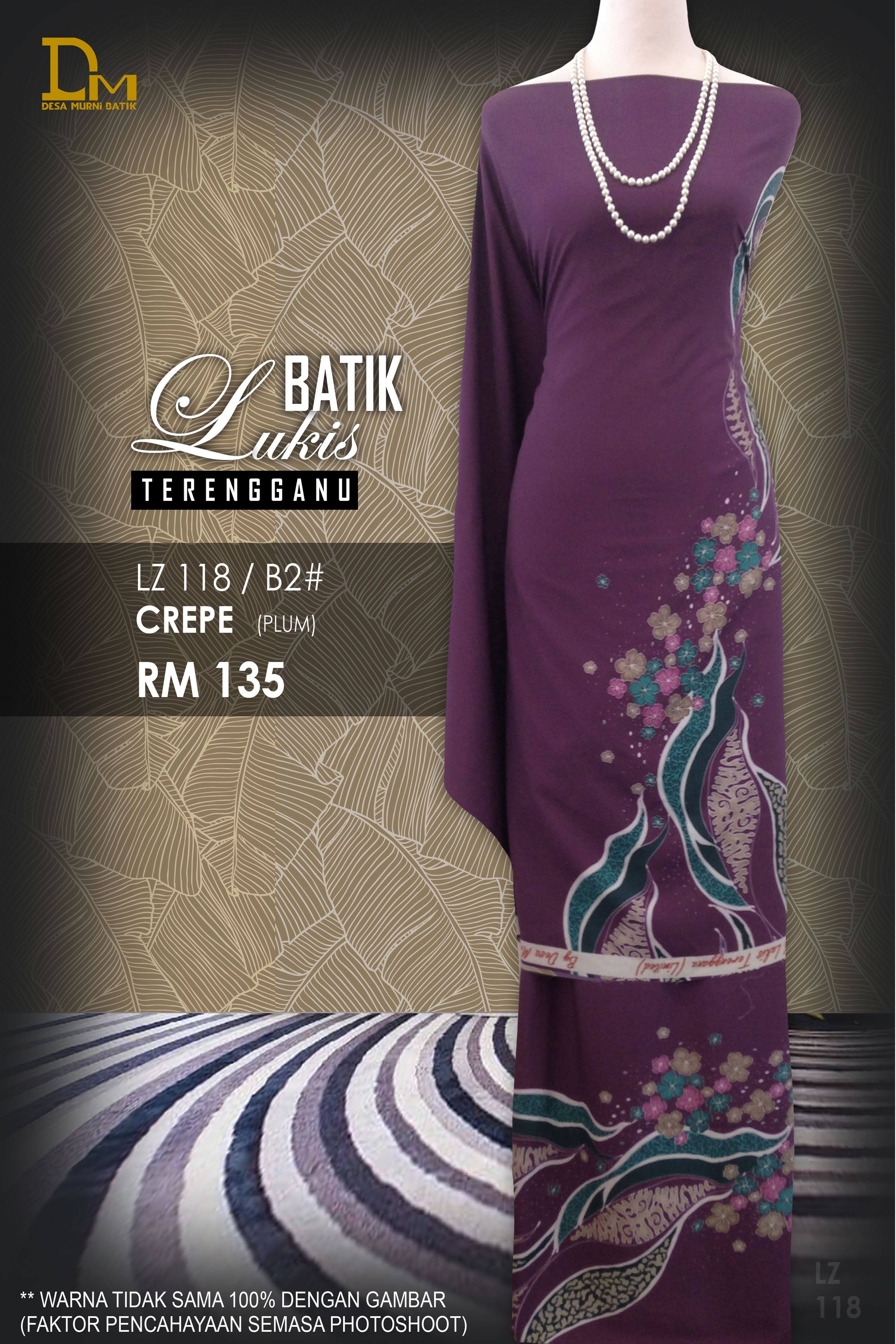 BATIK LUKIS TERENGGANU CREPE LZ 118