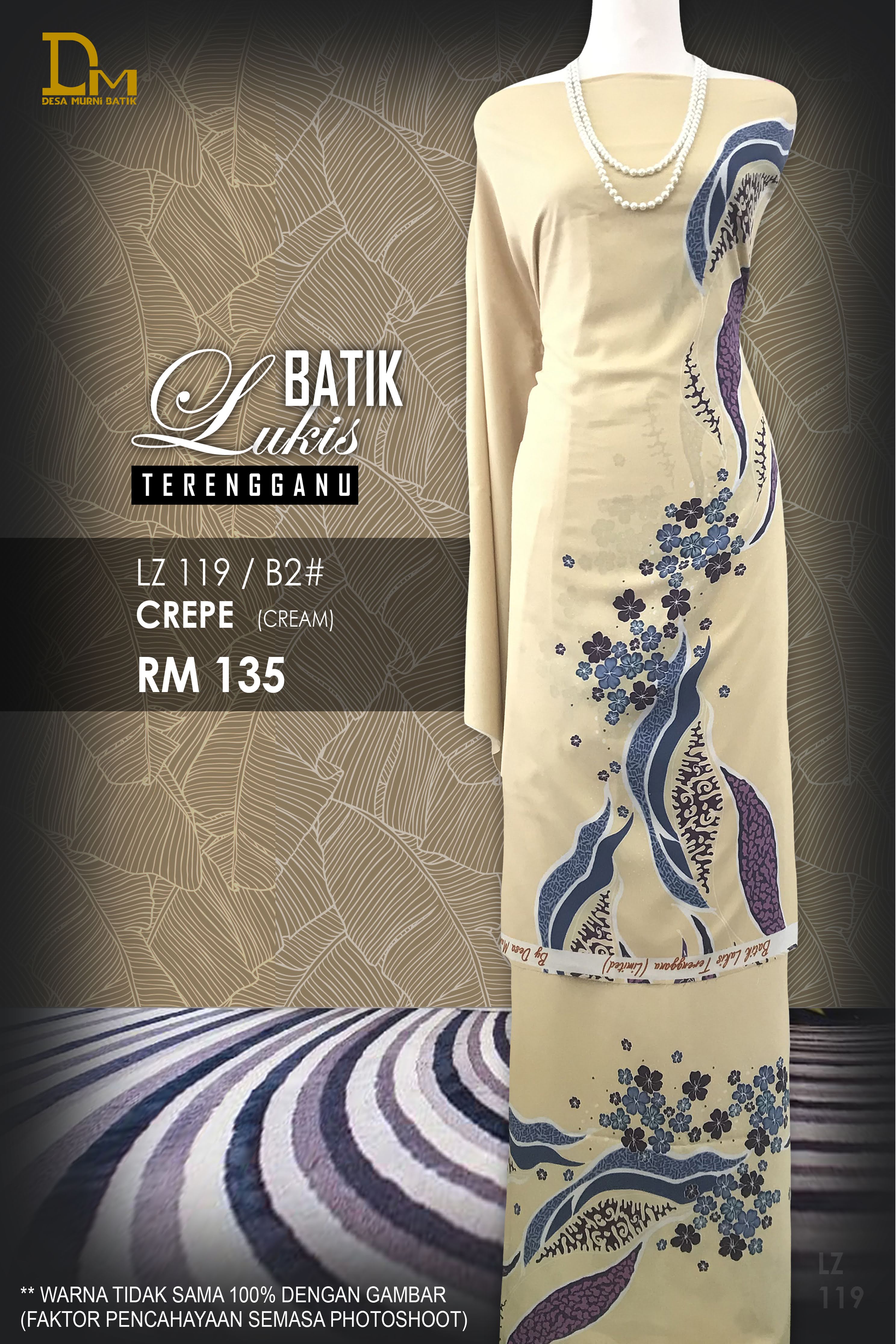 BATIK LUKIS TERENGGANU CREPE LZ 119