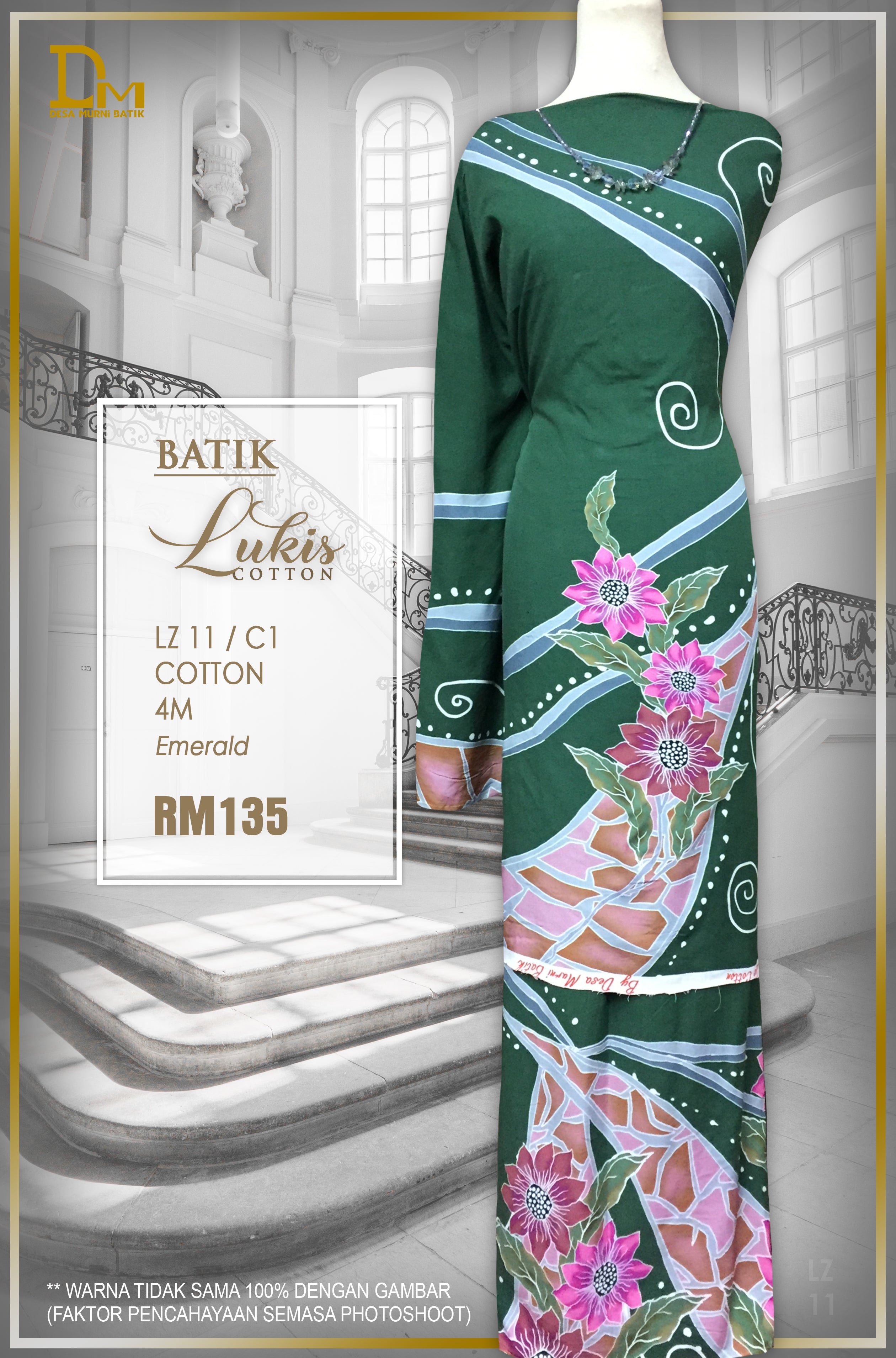 BATIK LUKIS TERENGGANU COTTON LZ 11