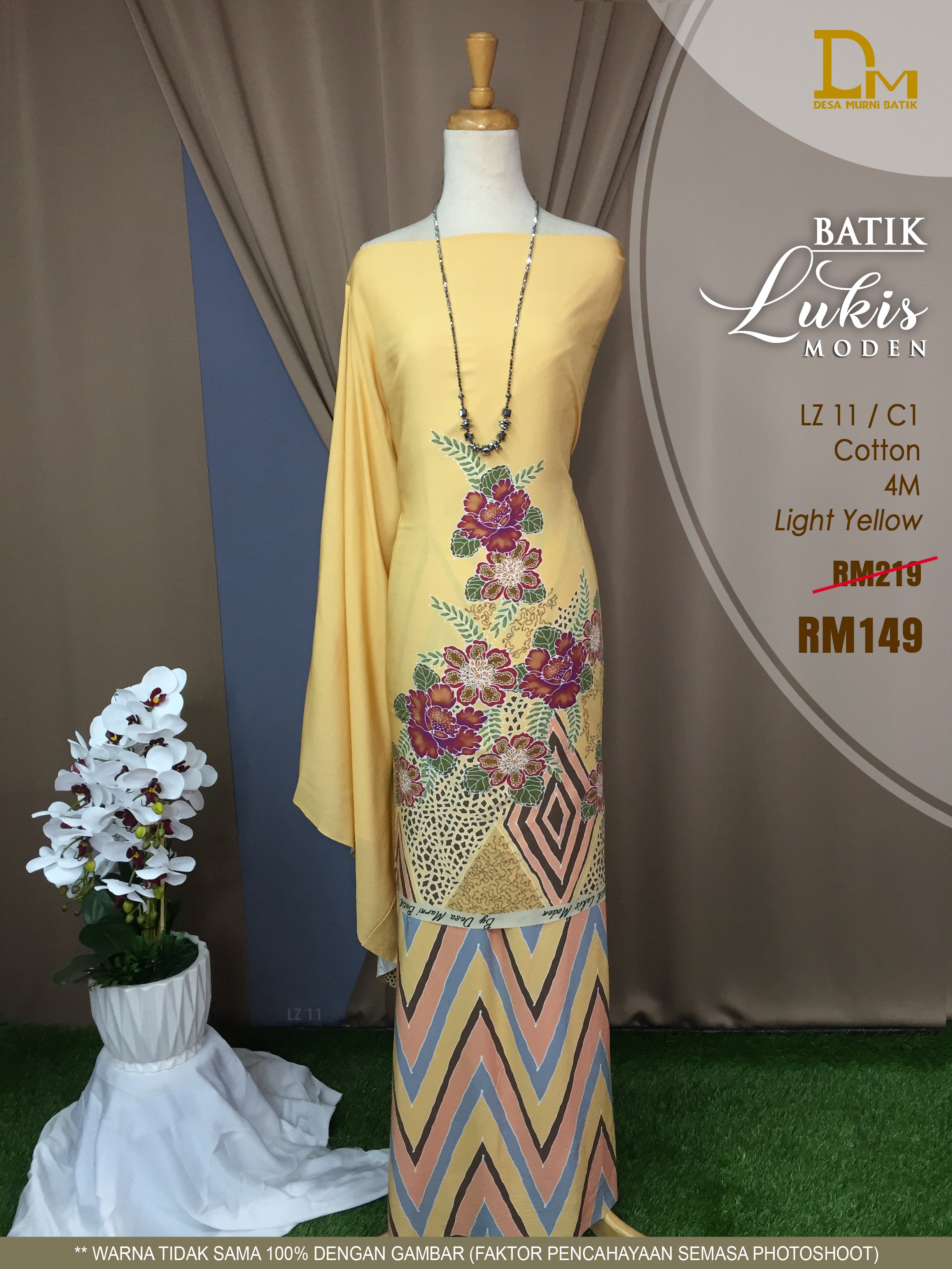 BATIK LUKIS MODEN COTTON LZ 11