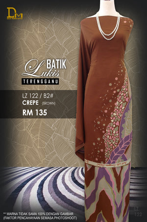 BATIK LUKIS TERENGGANU CREPE LZ 1222