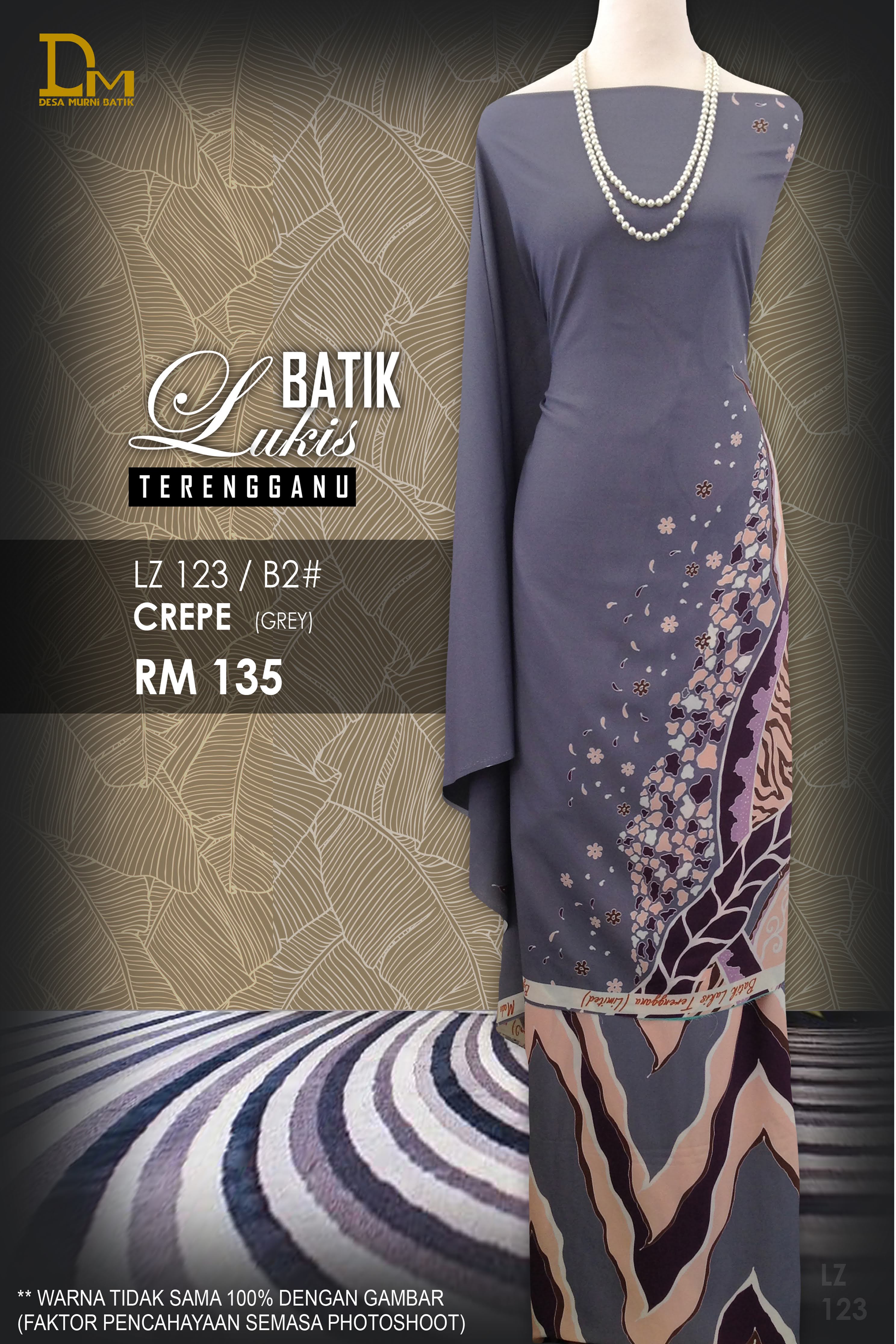 BATIK LUKIS TERENGGANU CREPE LZ 123