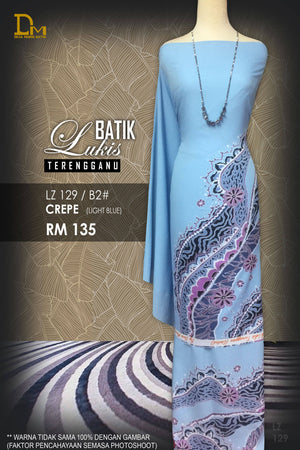BATIK LUKIS TERENGGANU CREPE LZ 129