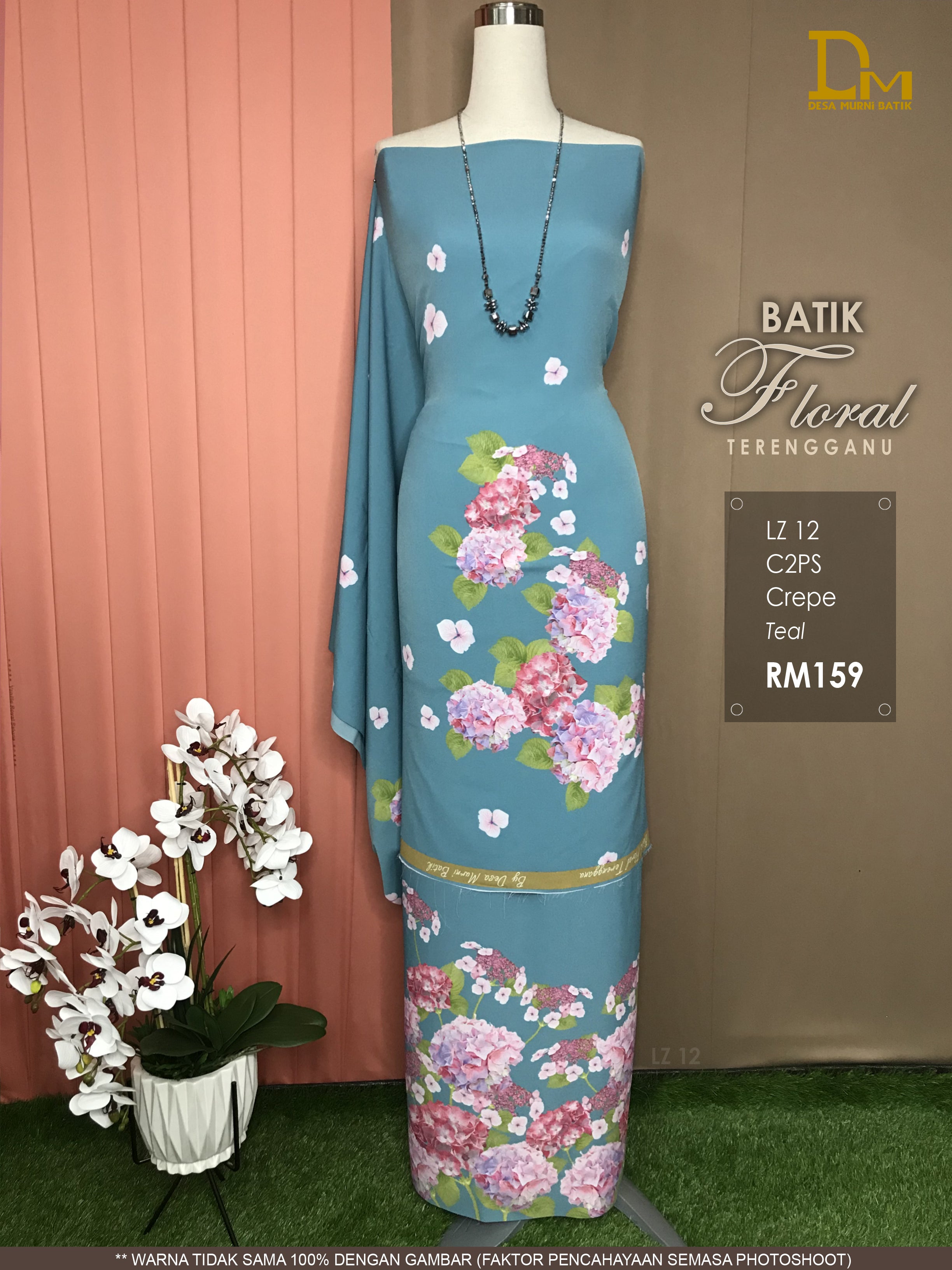 BATIK FLORAL TERENGGANU CREPE LZ 12