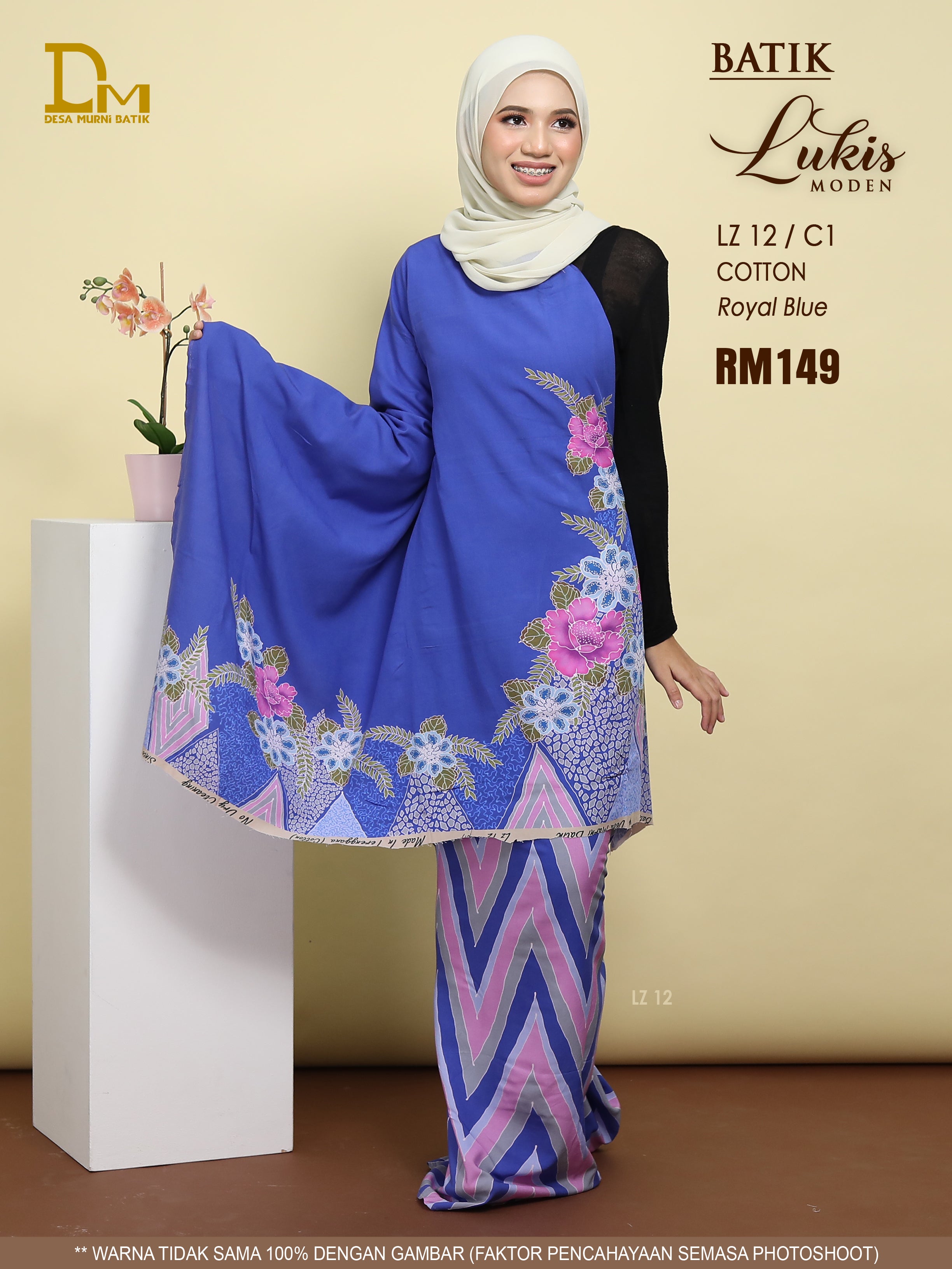 BATIK LUKIS MODEN COTTON LZ 12