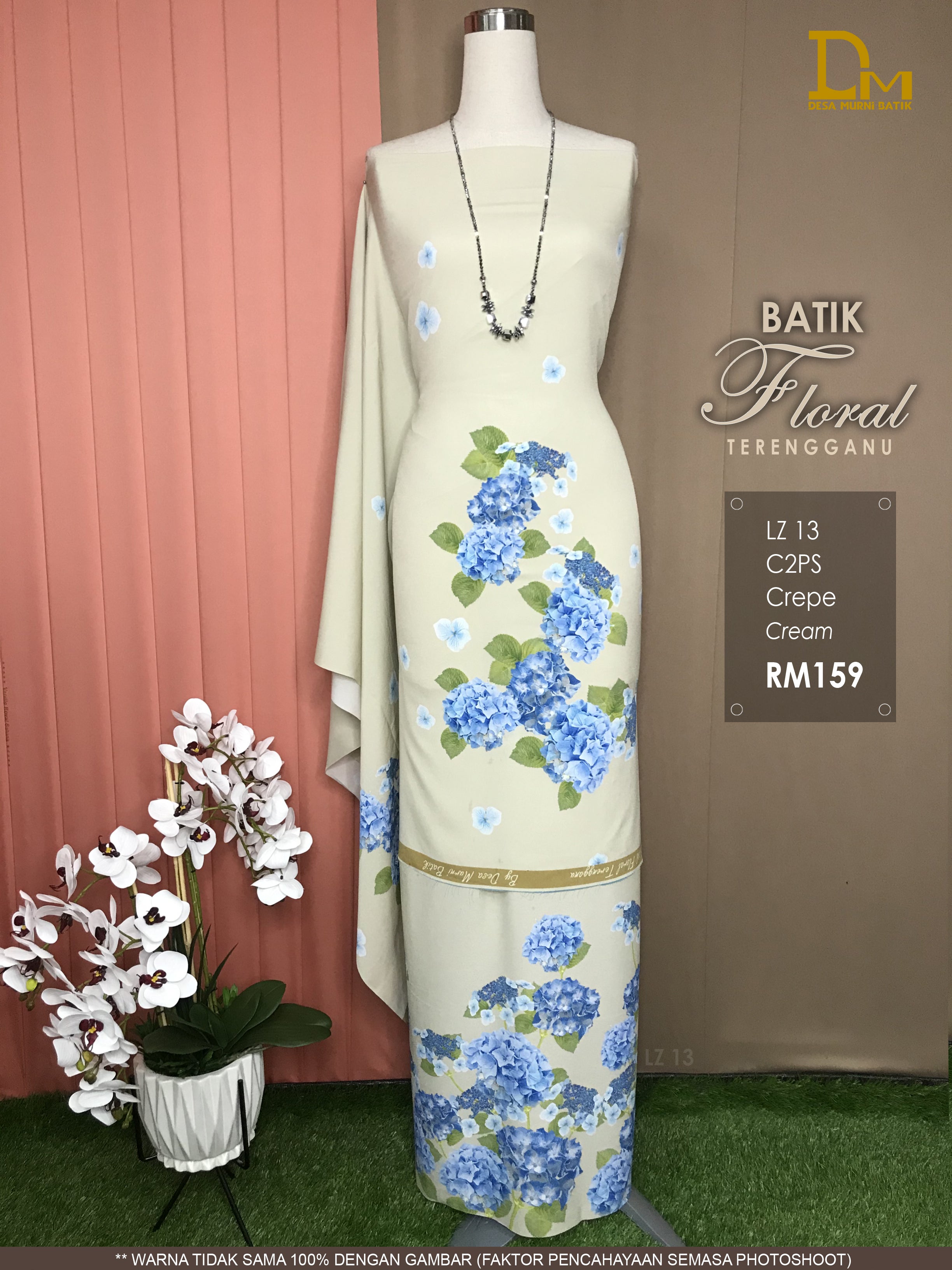 BATIK FLORAL TERENGGANU CREPE LZ 13