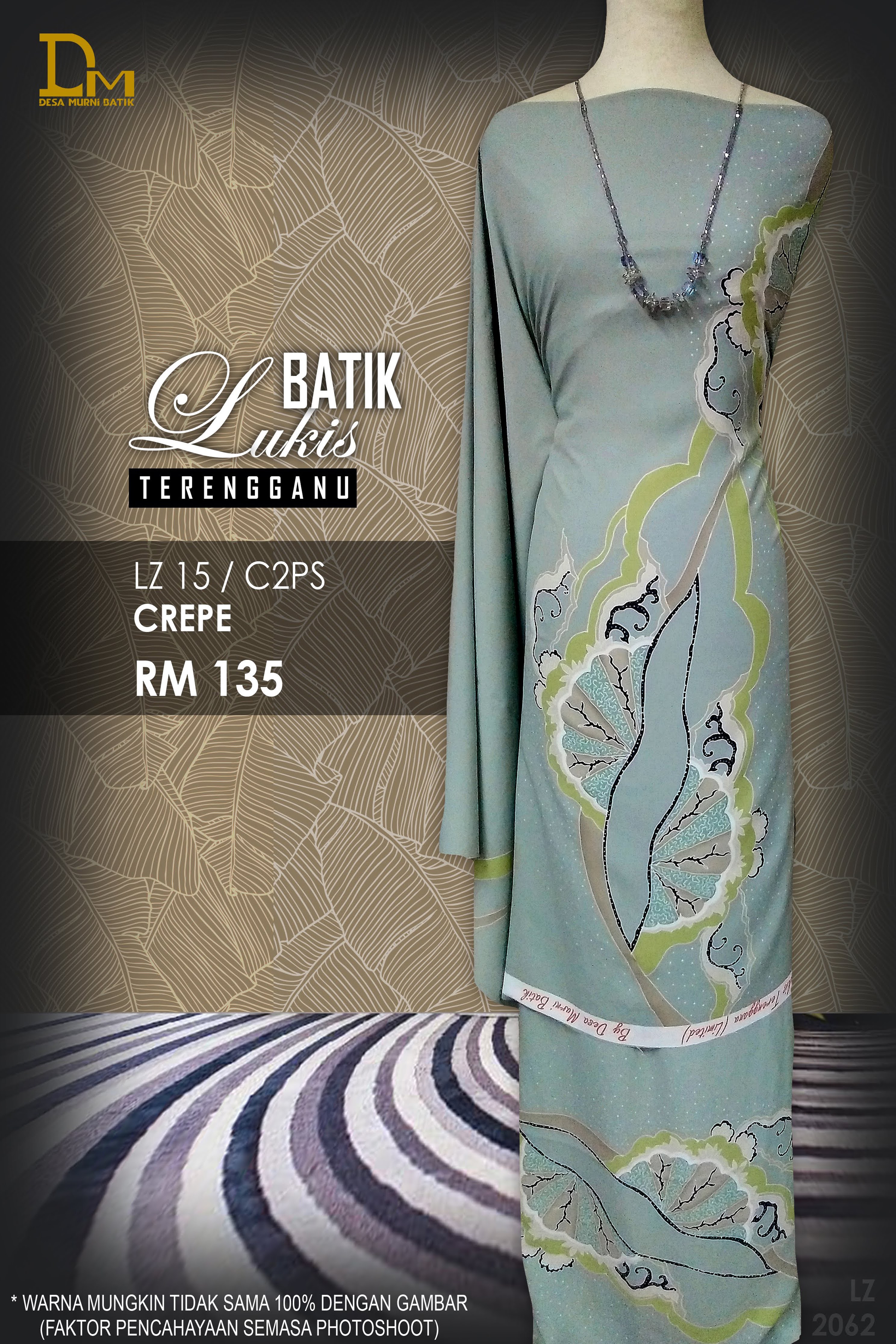 BATIK LUKIS TERENGGANU  CREPE LZ 15