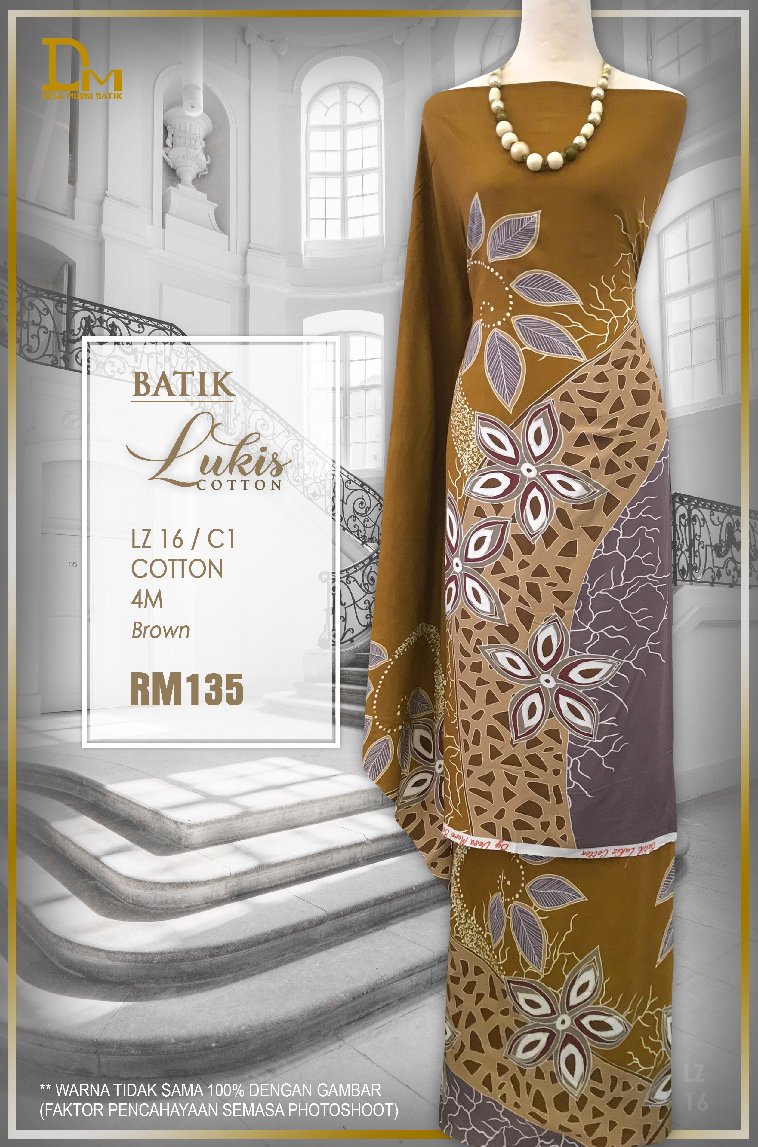BATIK LUKIS TERENGGANU COTTON LZ 16