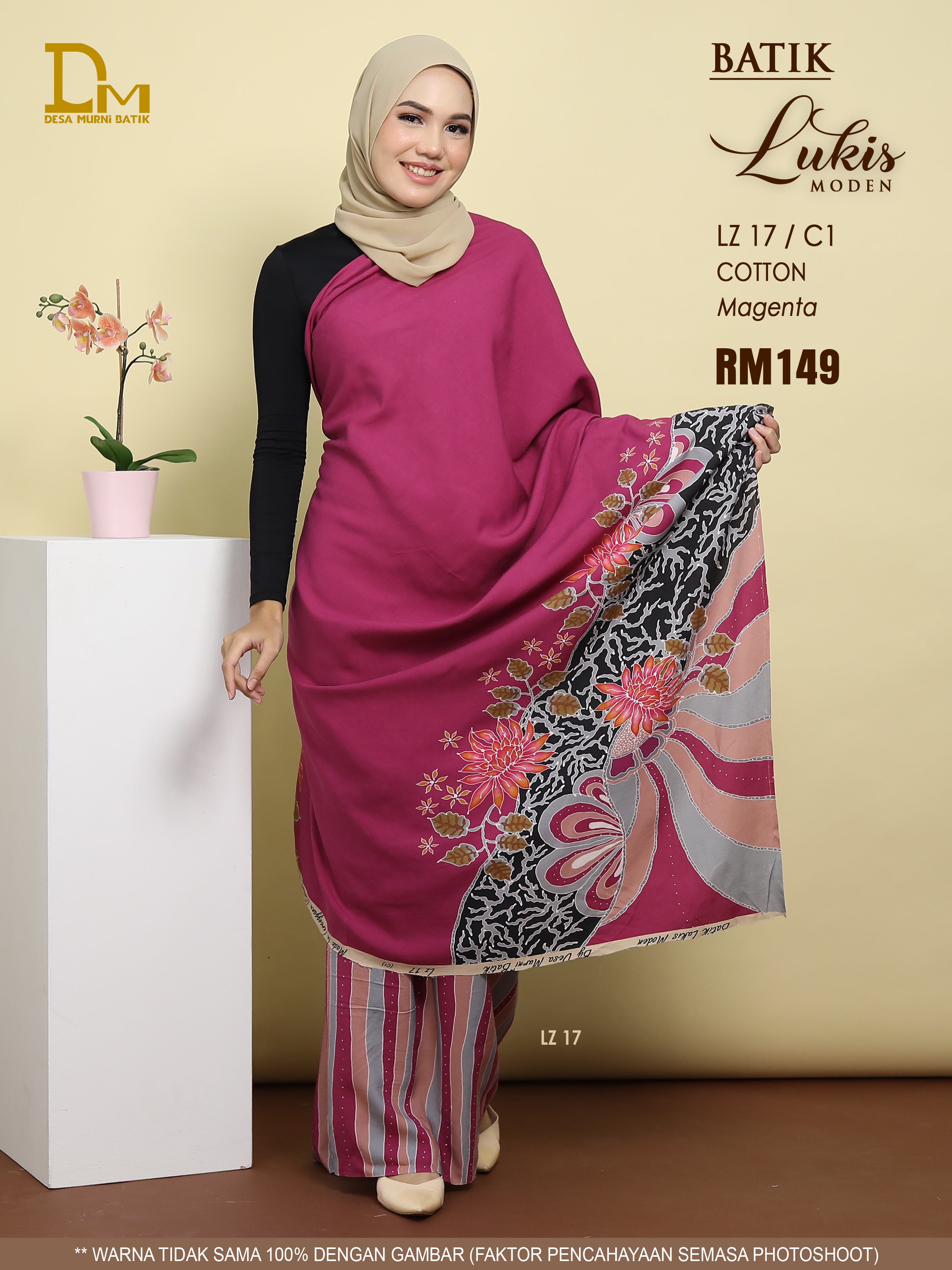 BATIK LUKIS MODEN COTTON LZ 17