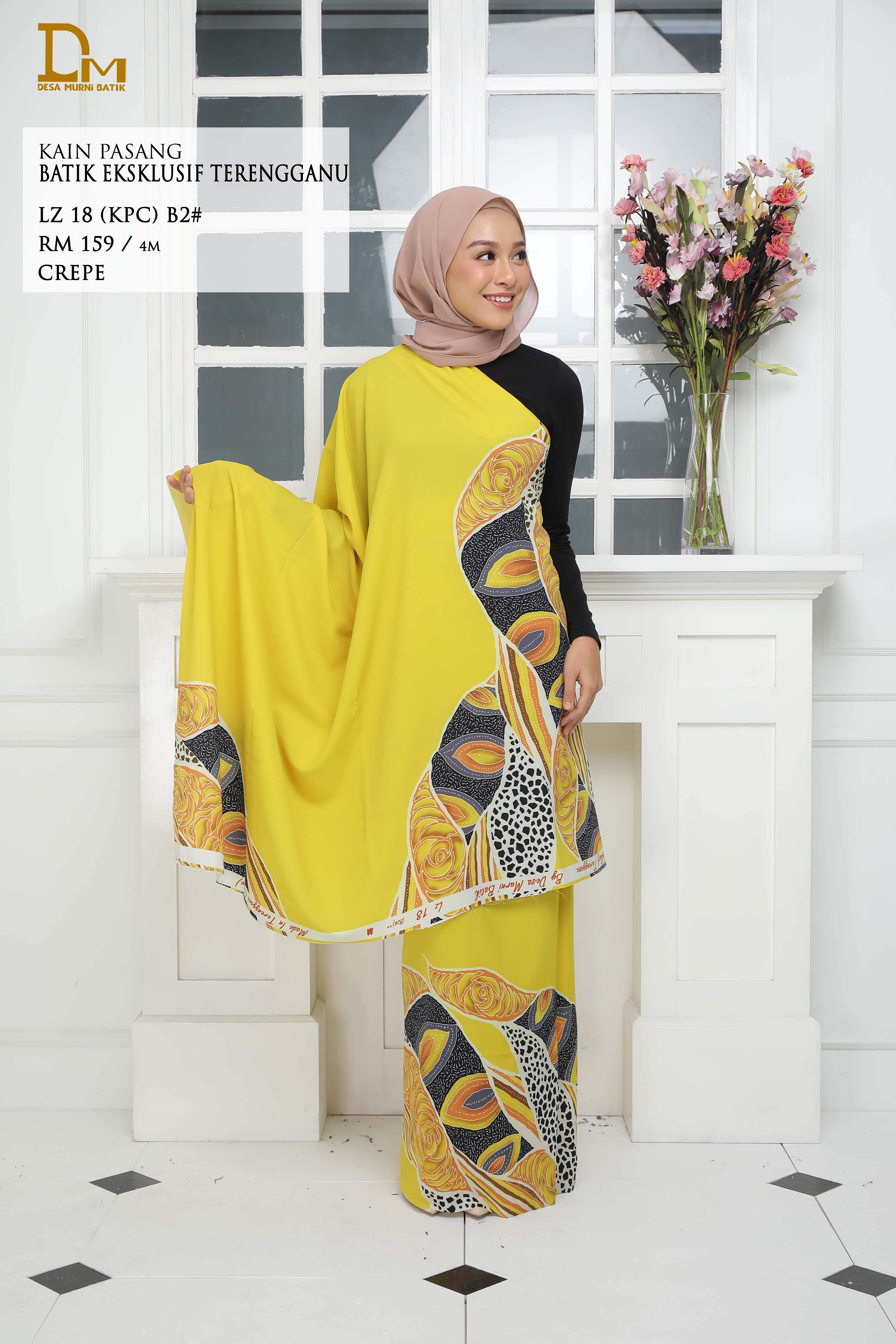 BATIK EKSKLUSIF TERENGGANU CREPE LZ 18