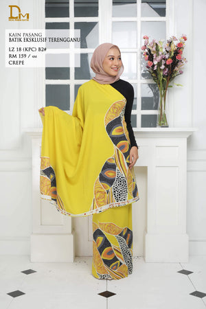 BATIK EKSKLUSIF TERENGGANU CREPE LZ 18