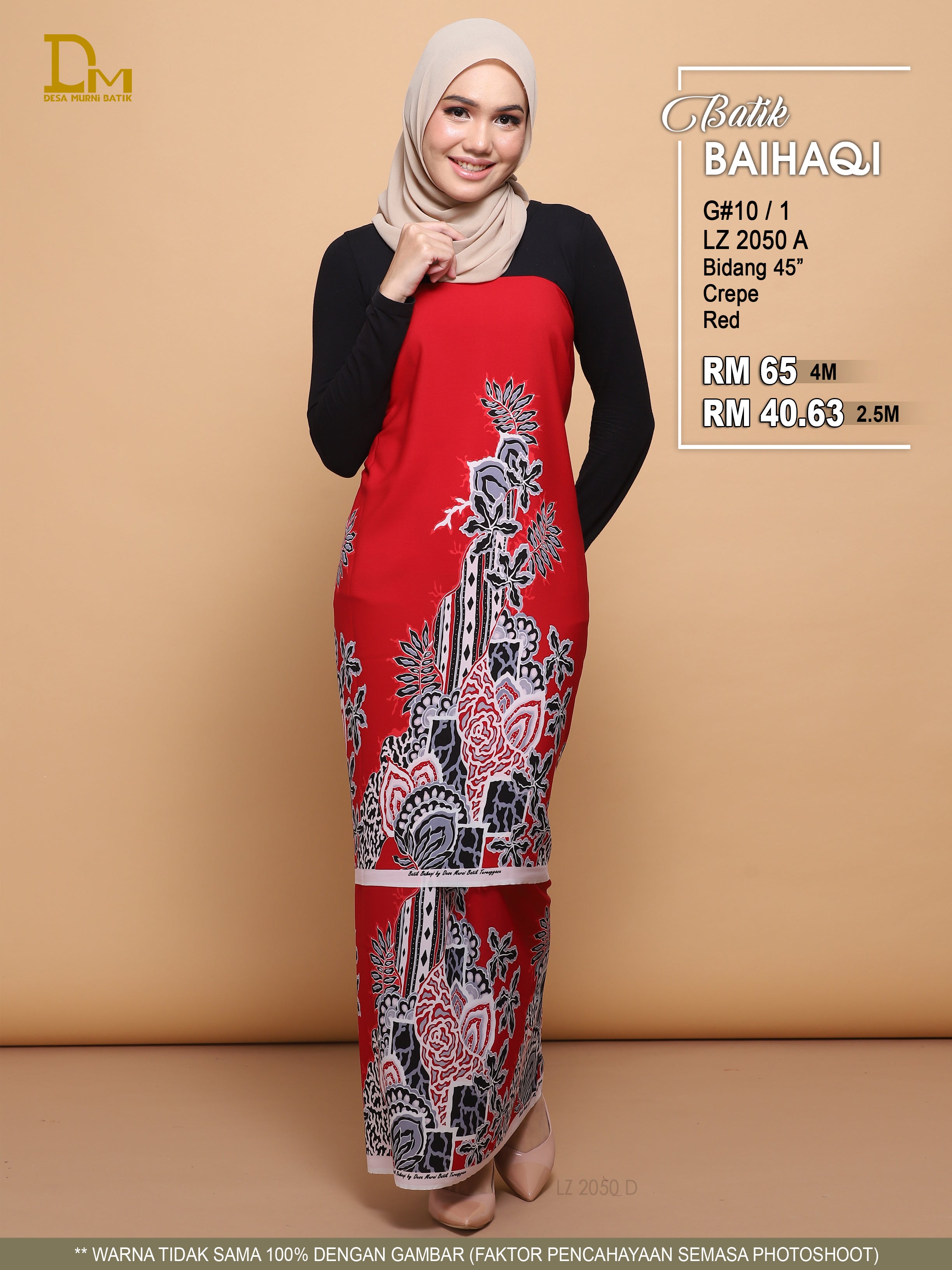 BAIHAQI G 10-1 MERAH