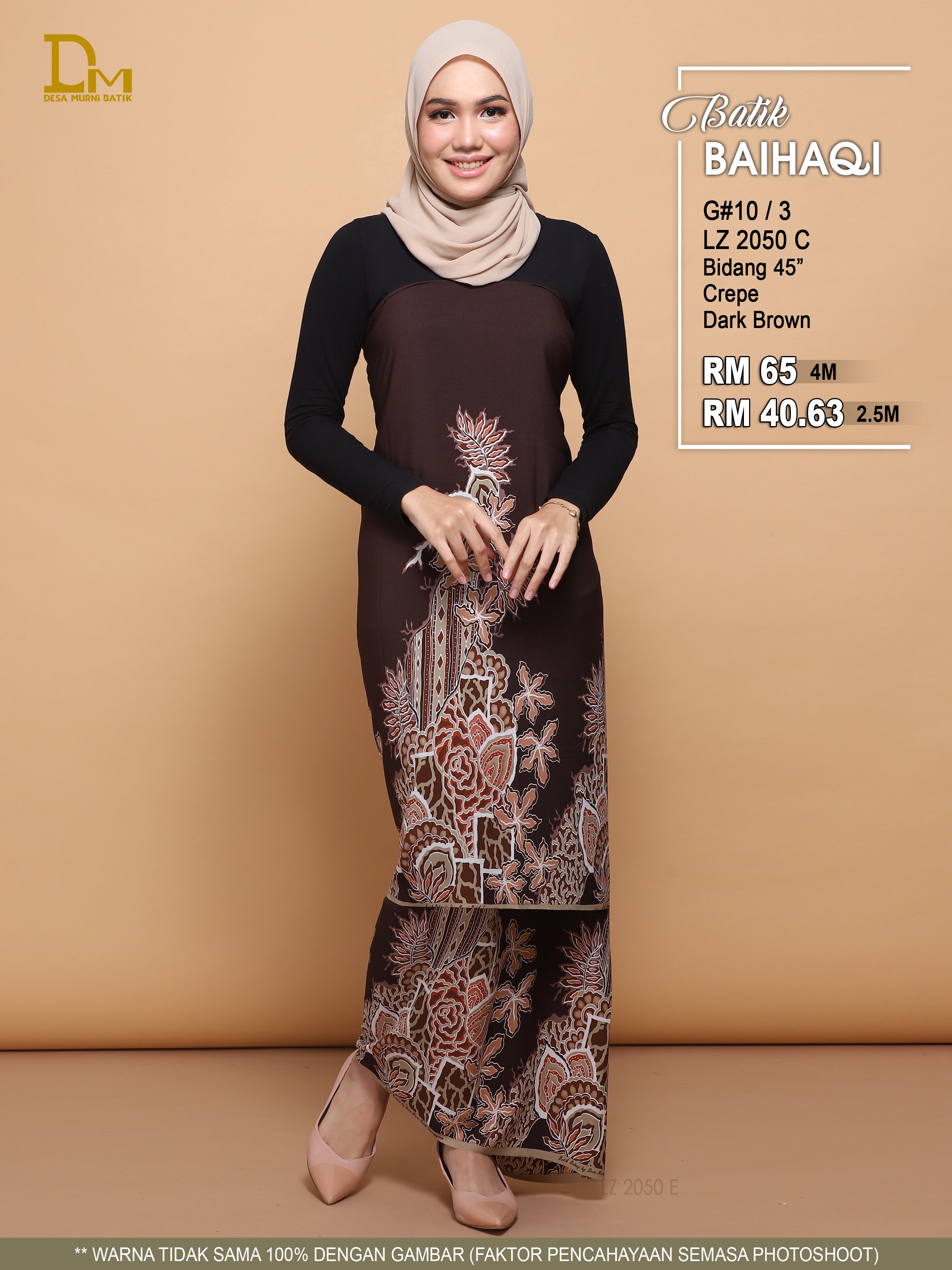 BAIHAQI G 10-3 DARK BROWN