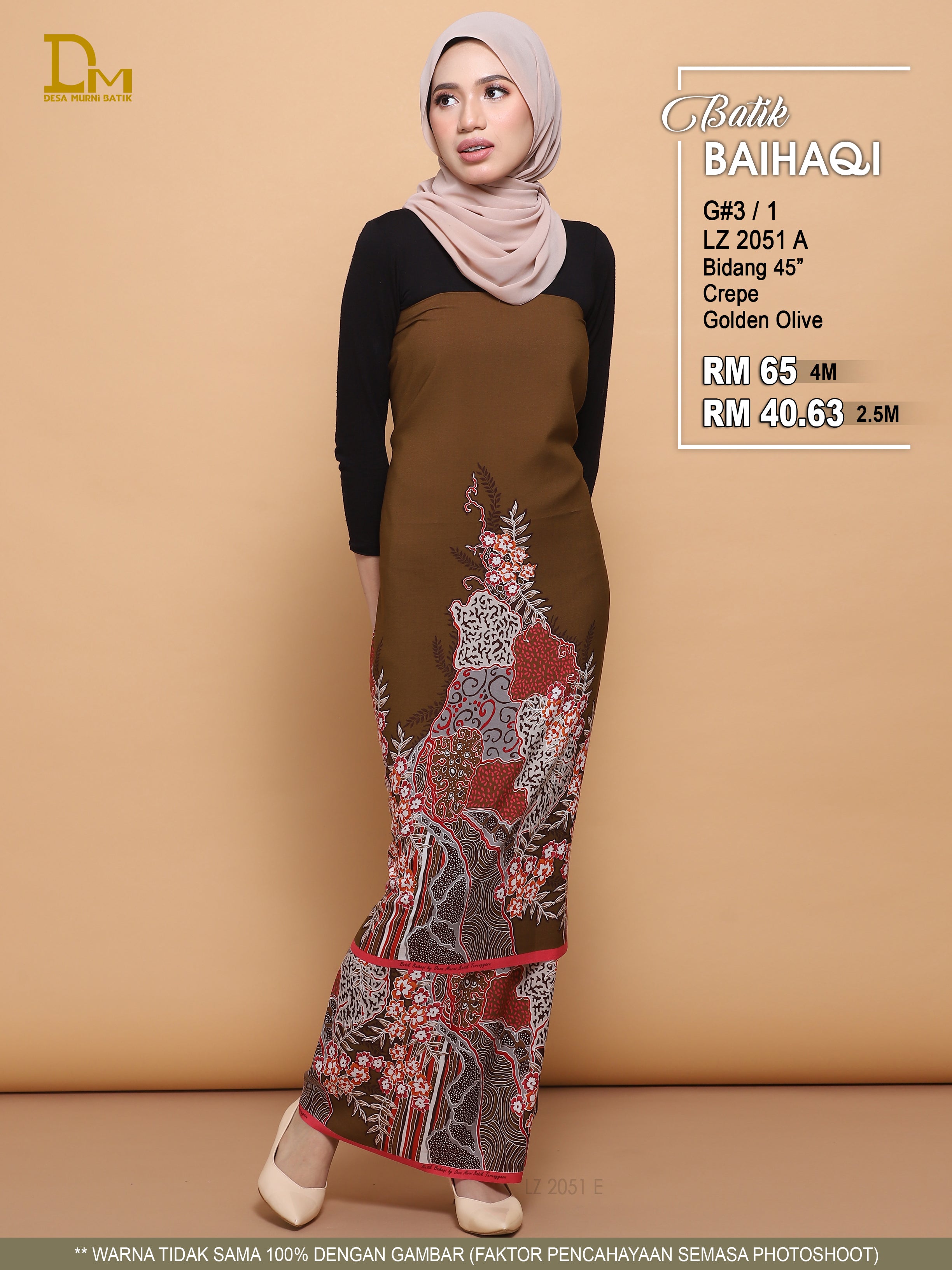 BAIHAQI G 3-1 ZAITUN EMAS