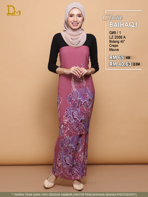 BAIHAQI G 9-1 MAUVE