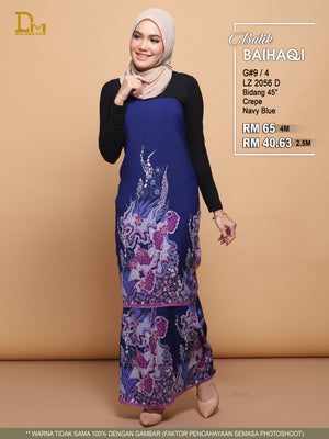 BAIHAQI G 9-4 NAVY BLUE
