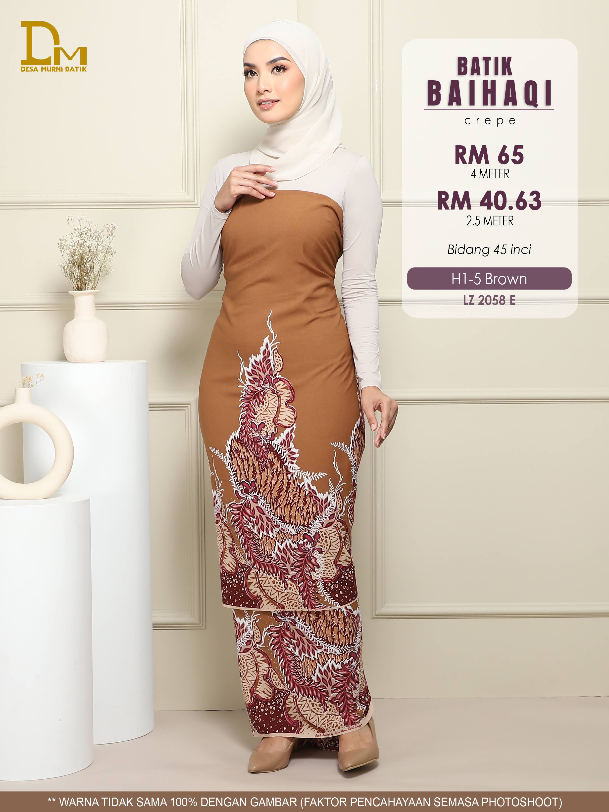 BAIHAQI H 1-5 COKLAT