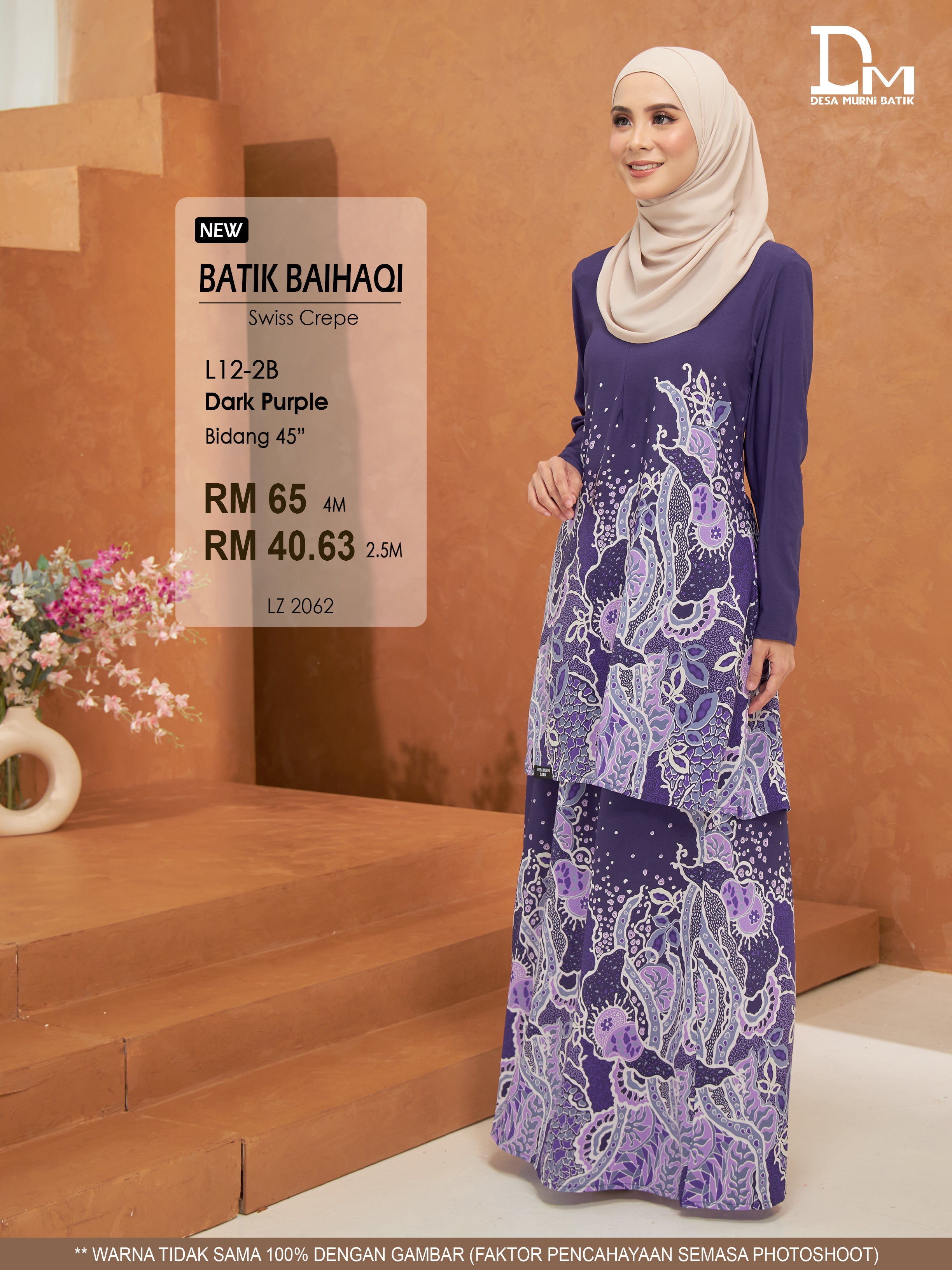 BAIHAQI L 12-2 DARK PURPLE