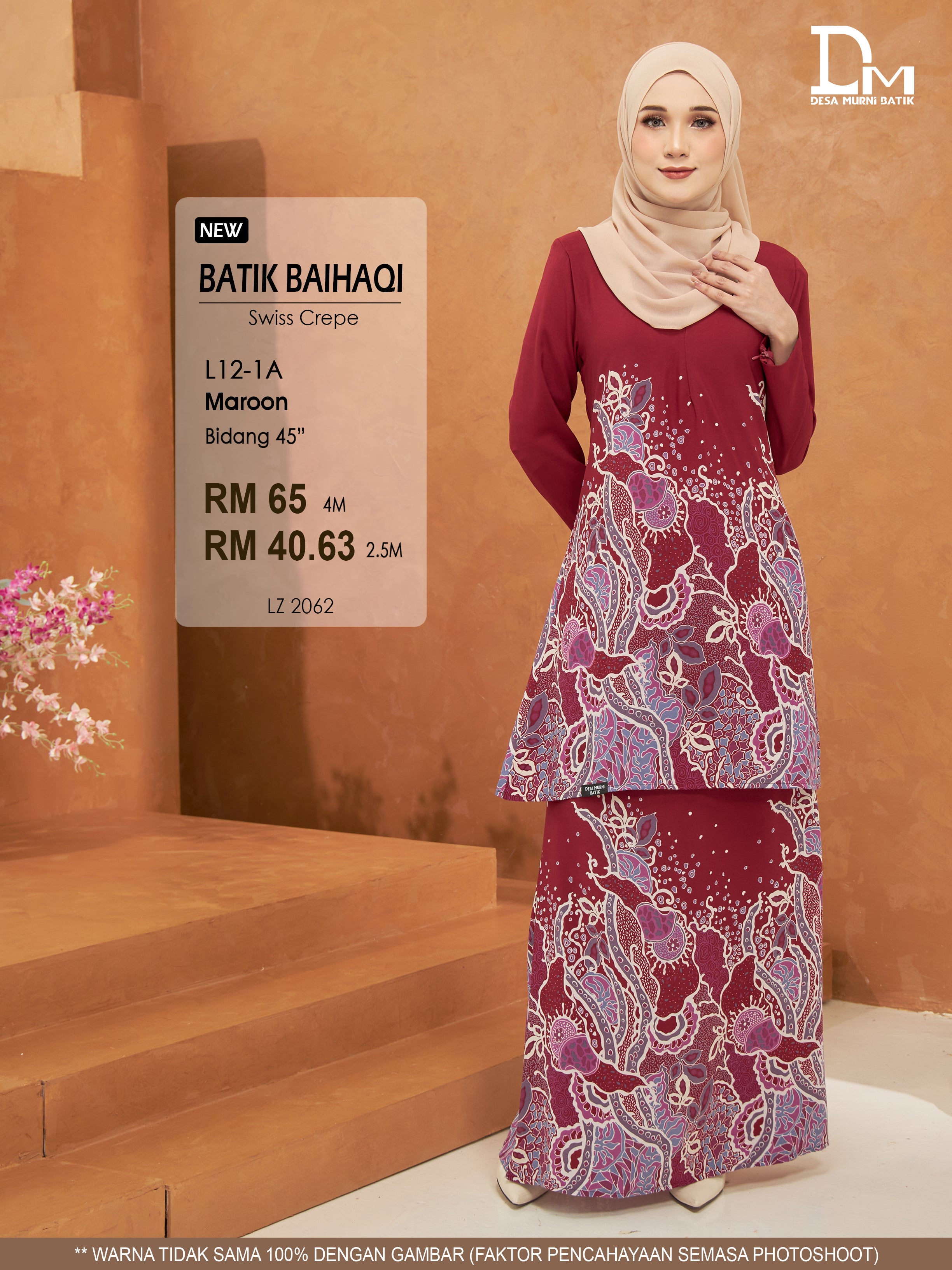 BAIHAQI L 12-1 MAROON