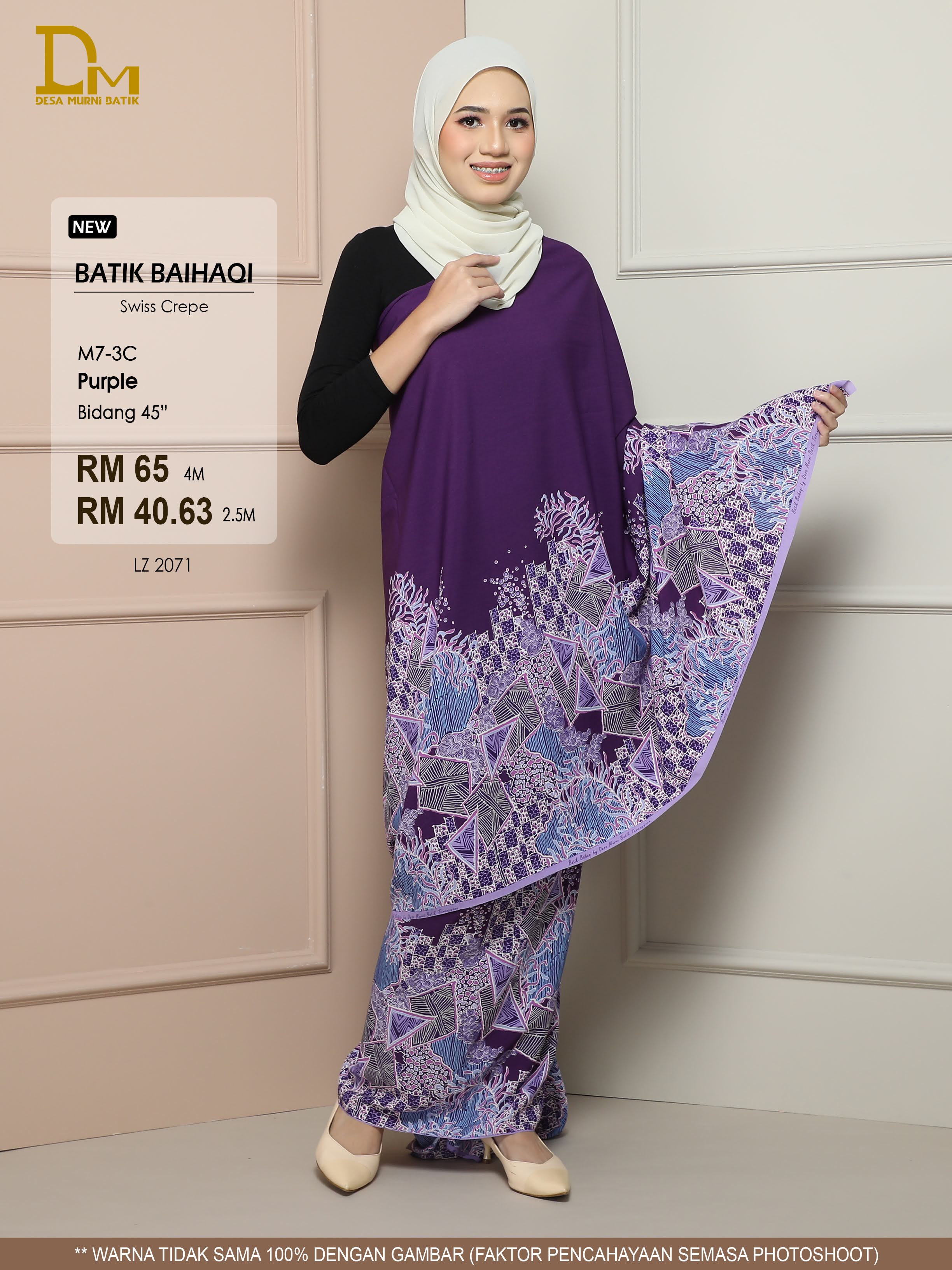 BAIHAQI M 7-3 PURPLE