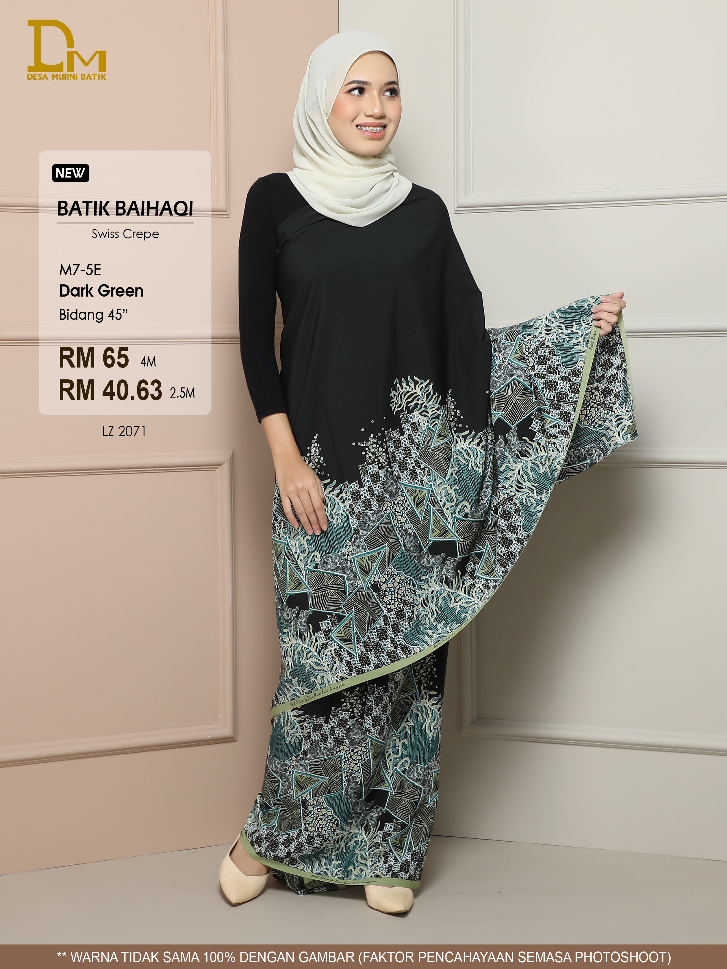BAIHAQI M 7-5 DARK GREEN