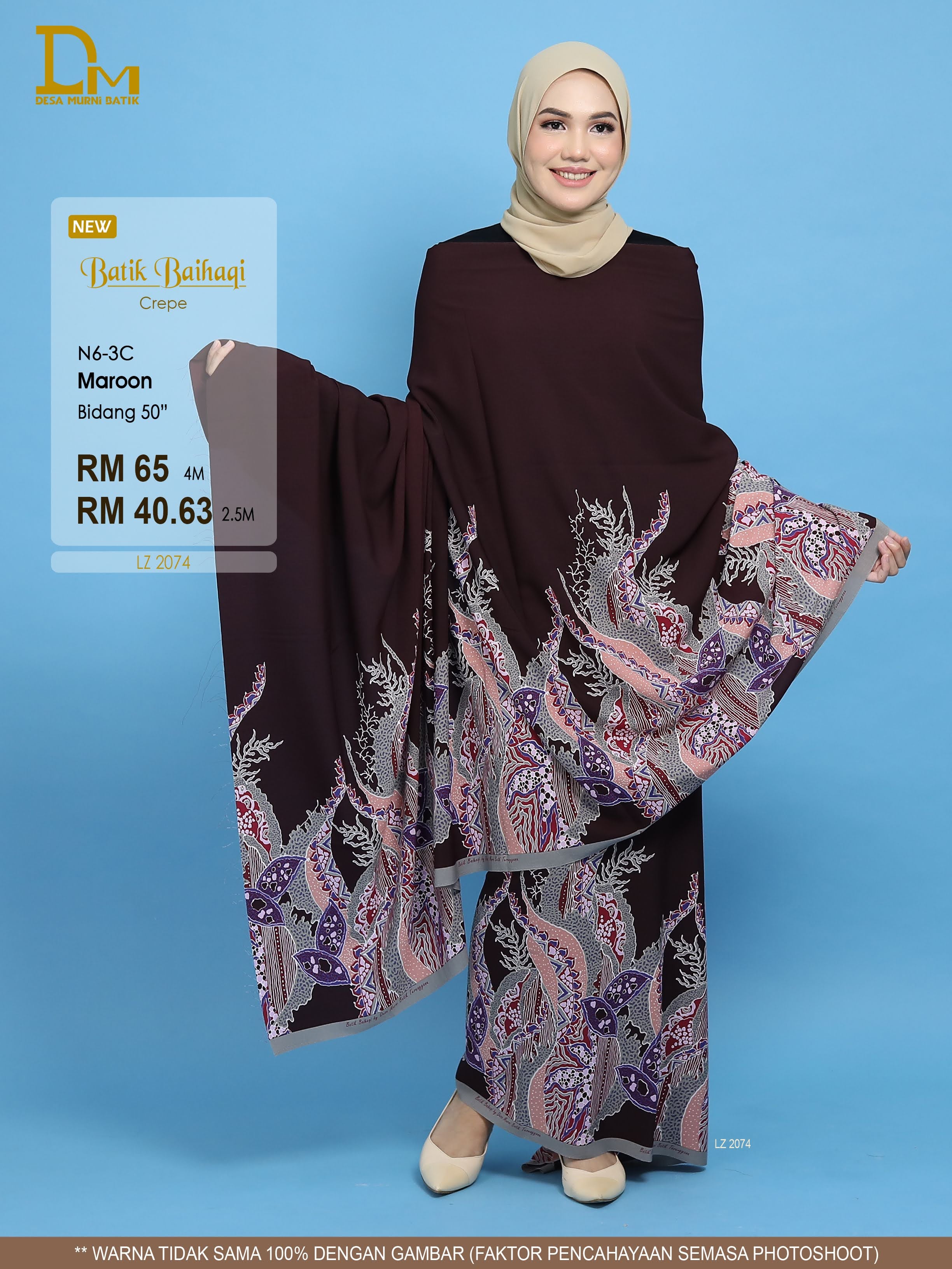 BAIHAQI N 6-3 MAROON