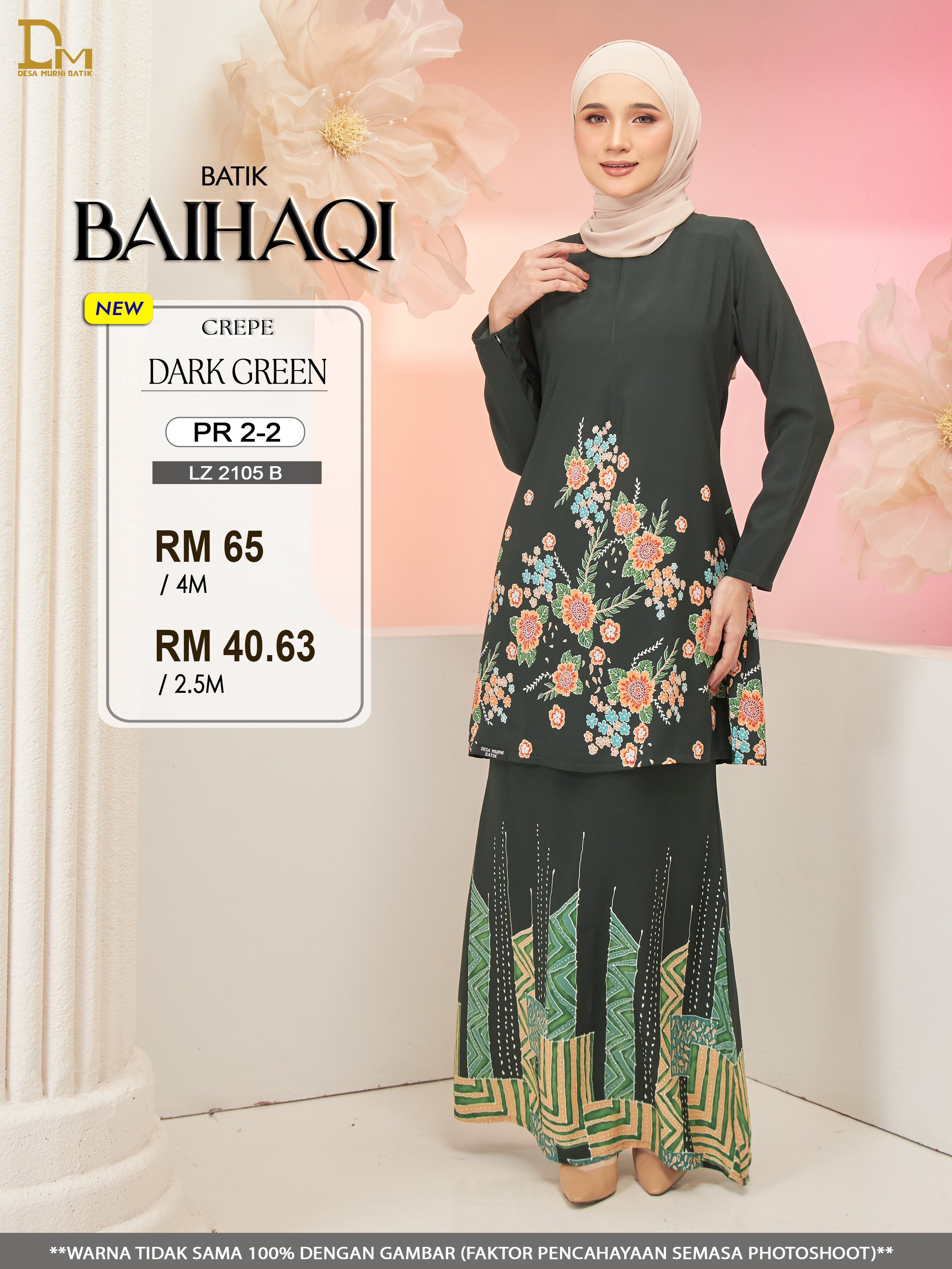 BAIHAQI R 2-2 DARK GREEN