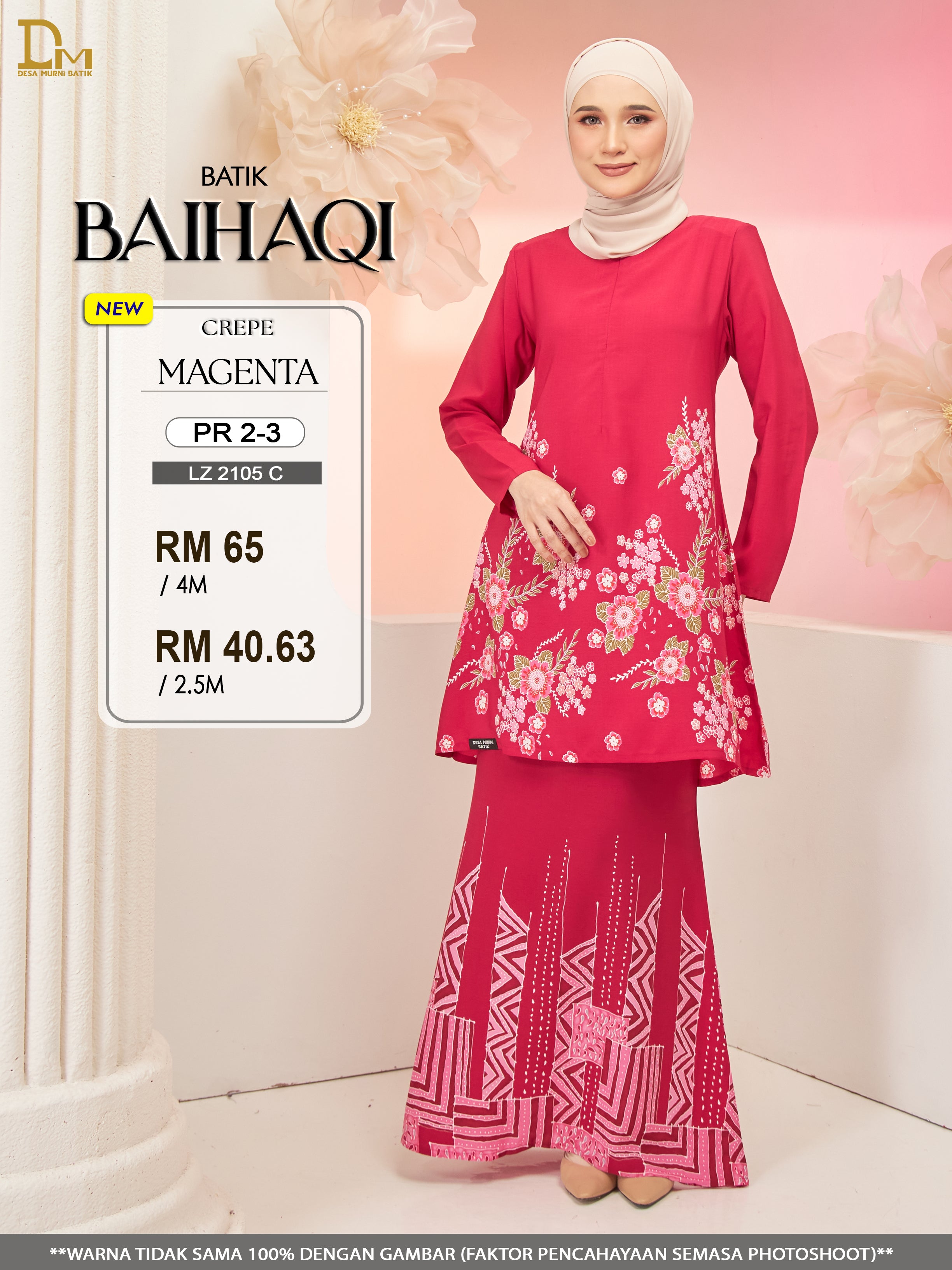 BAIHAQI R 2-3 MAGENTA