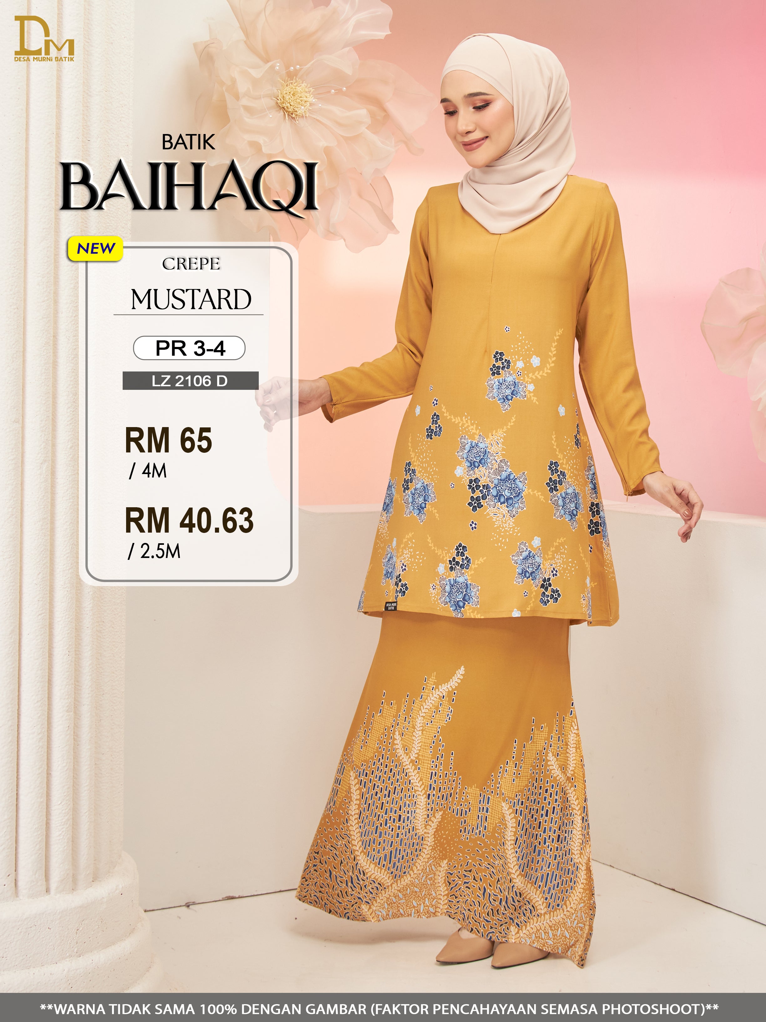 BAIHAQI R 3-4 MUSTARD