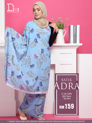 BATIK ANDRA LZ 24 CREPE SKY BLUE