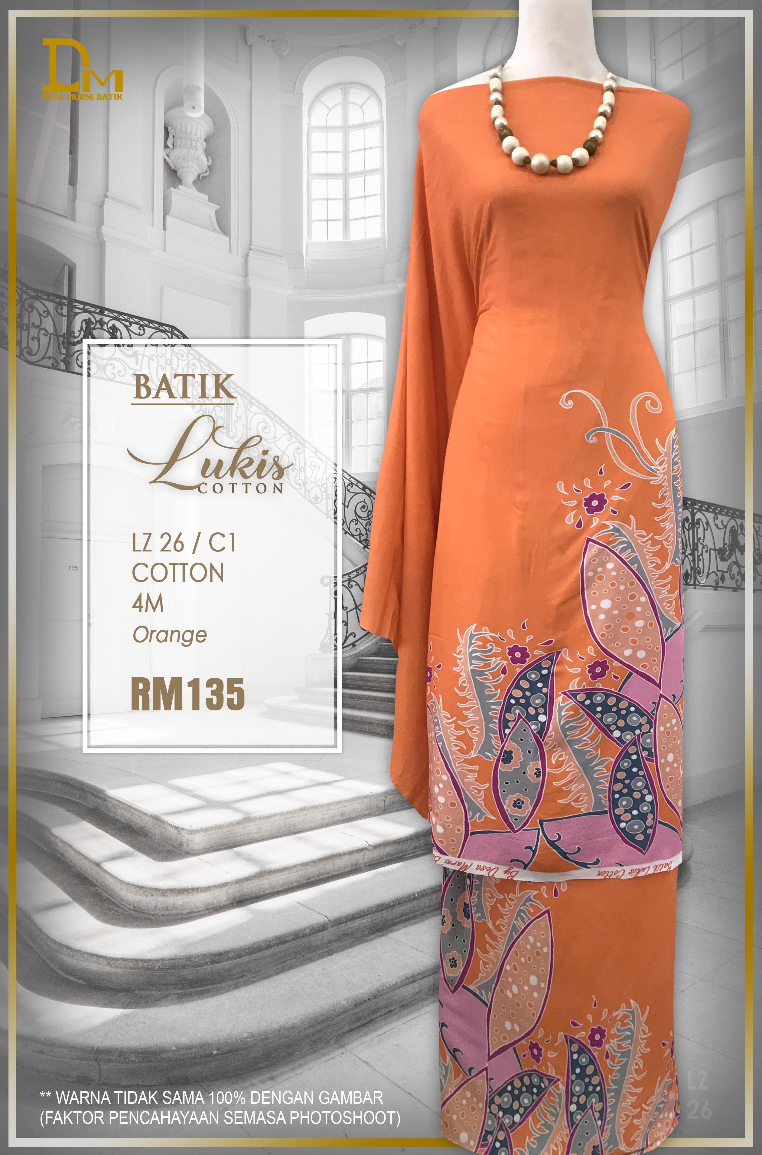 BATIK LUKIS TERENGGANU COTTON LZ 26