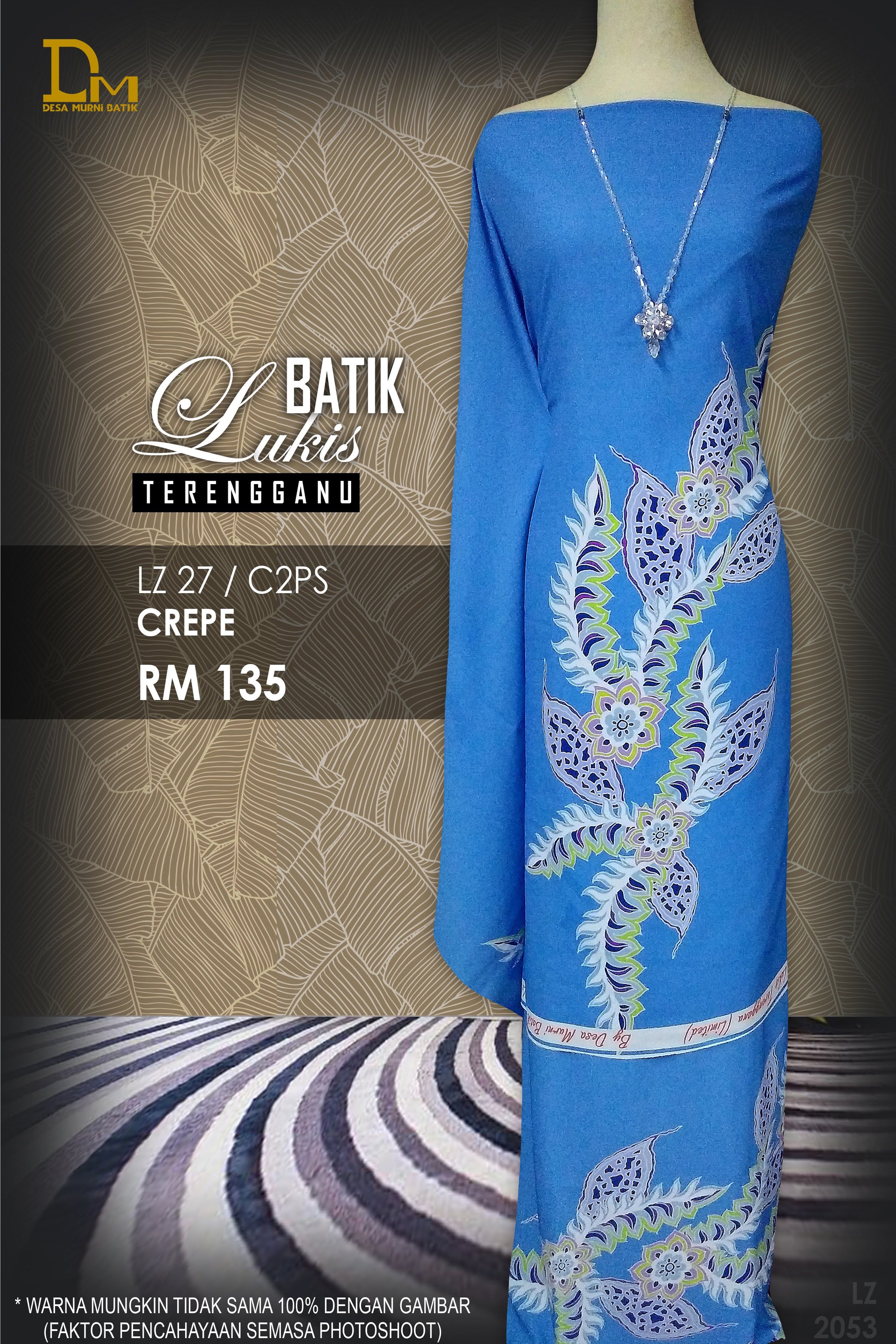 BATIK LUKIS TERENGGANU CREPE LZ 27