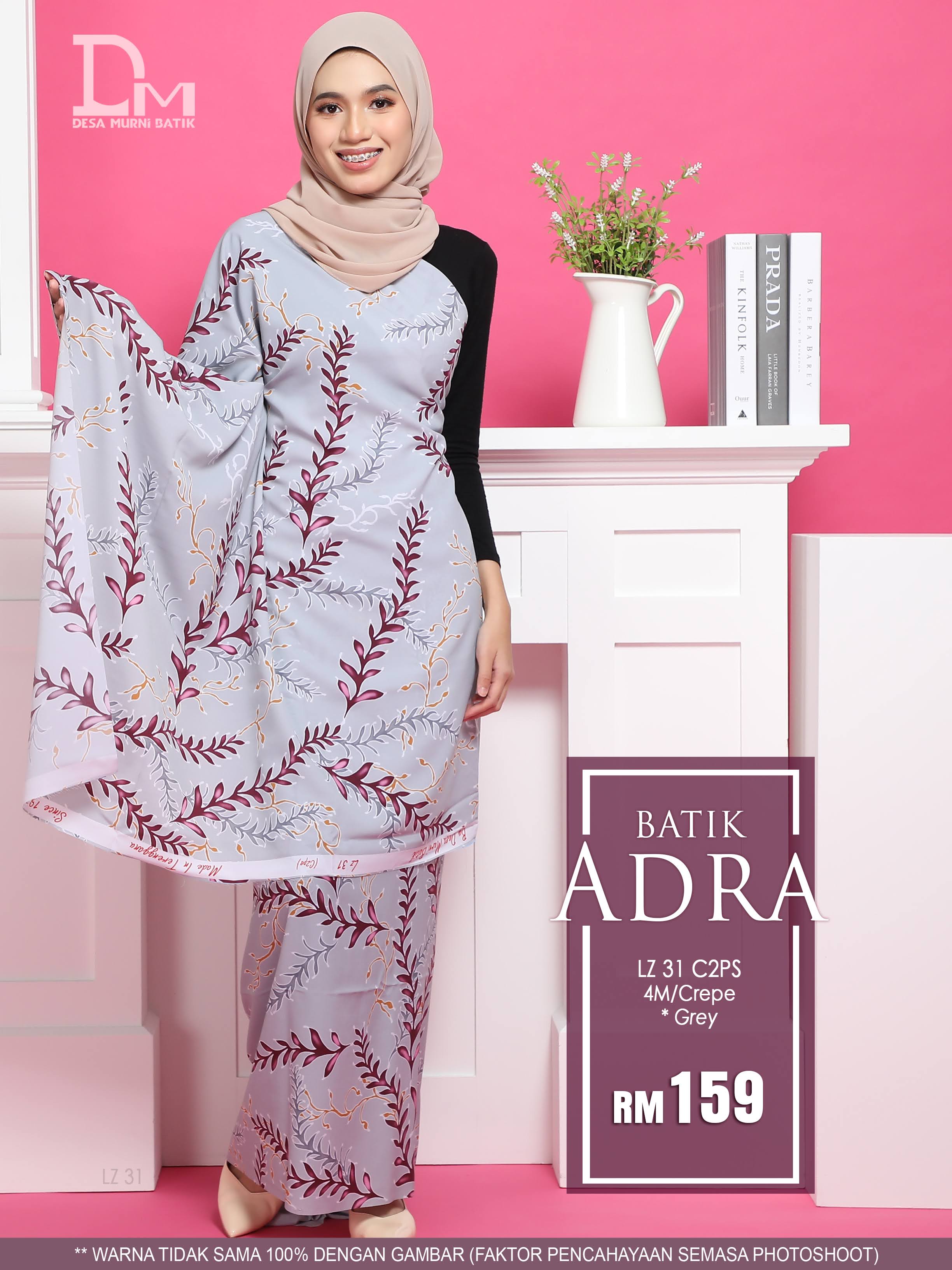 BATIK ANDRA LZ 31 CREPE GREY