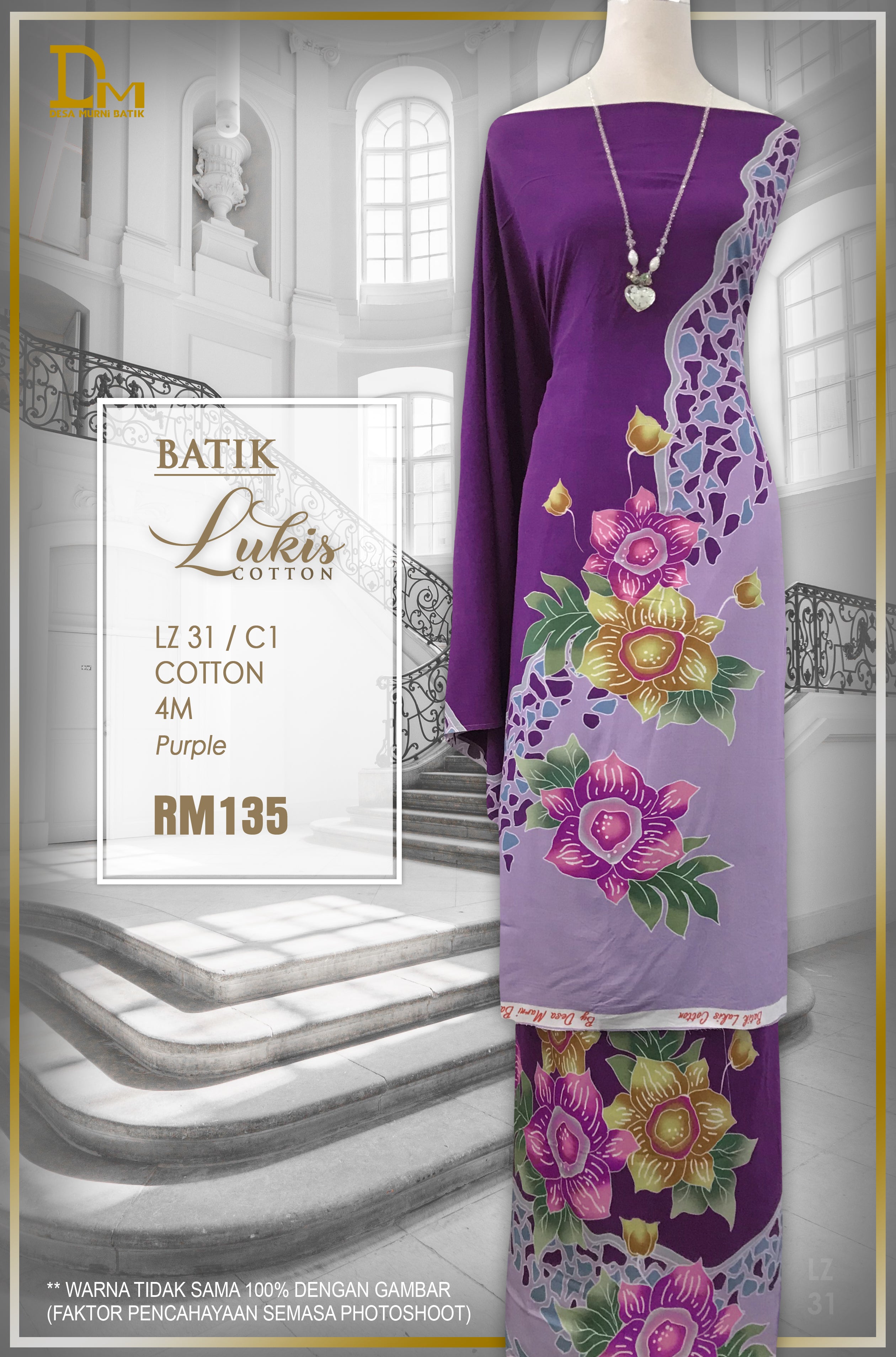 BATIK LUKIS TERENGGANU COTTON LZ 31