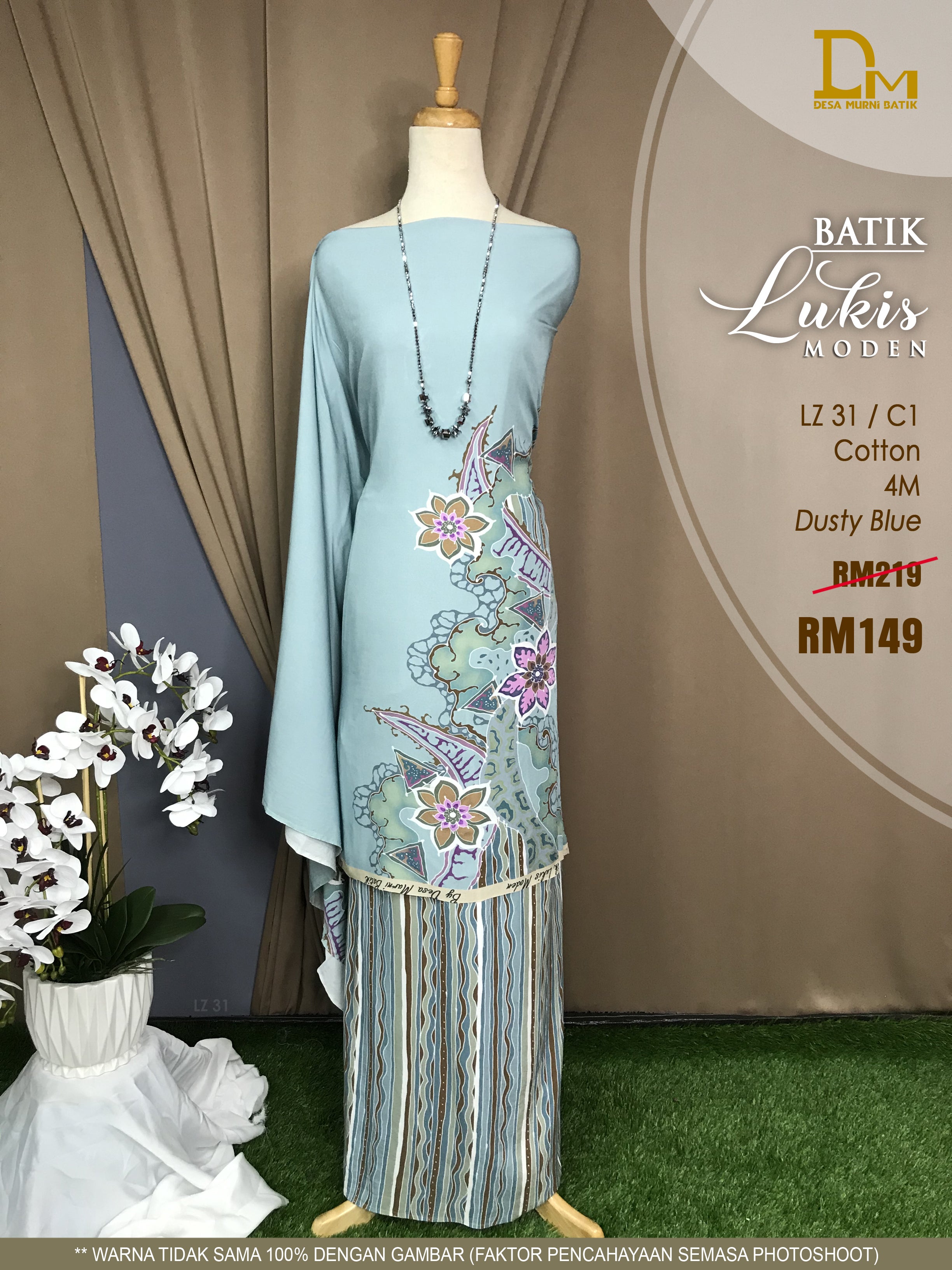 BATIK LUKIS MODEN COTTON LZ 31